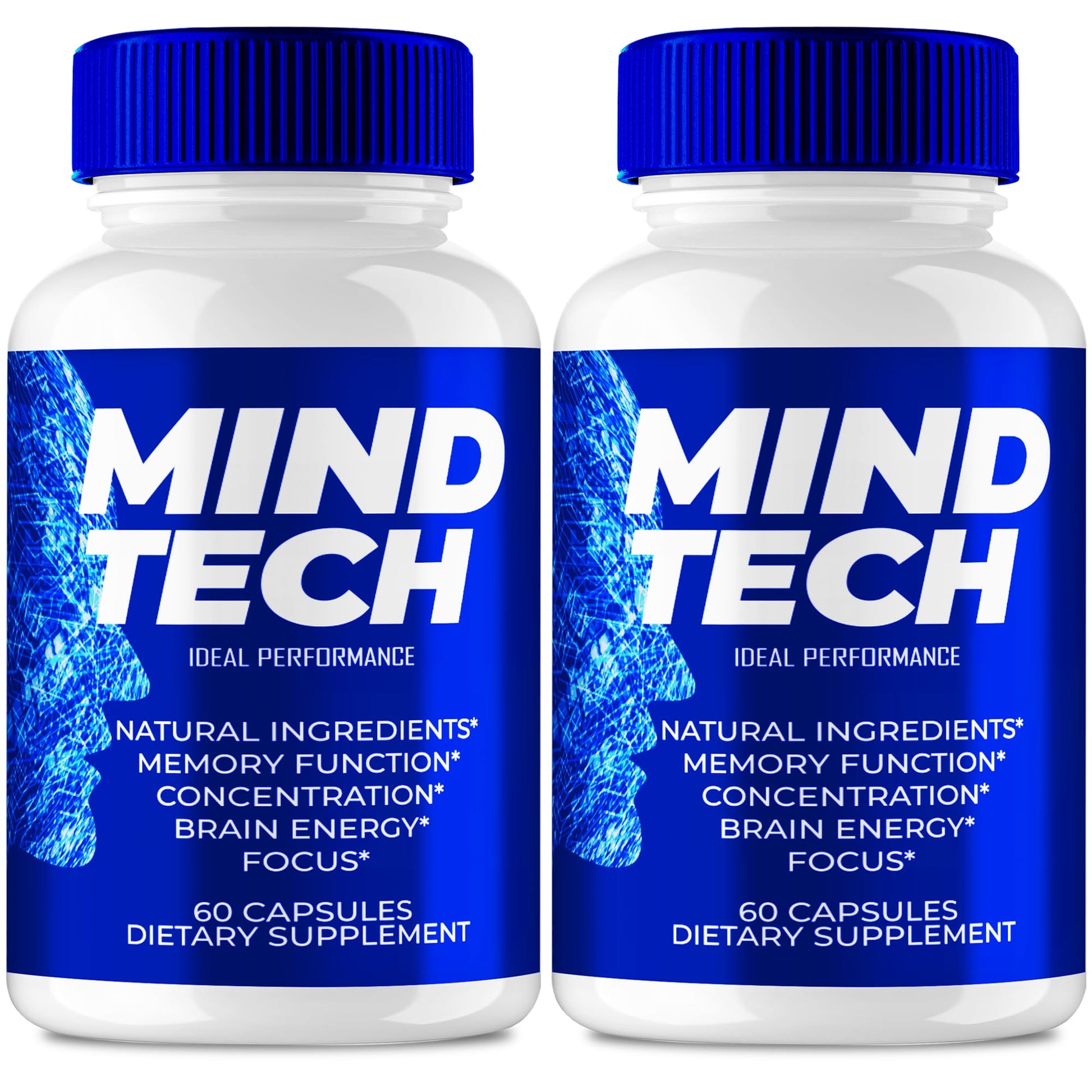 IDEAL PERFORMANCE Mind Tech Brain & Memory Supplement Capsules, 120 Capsules
