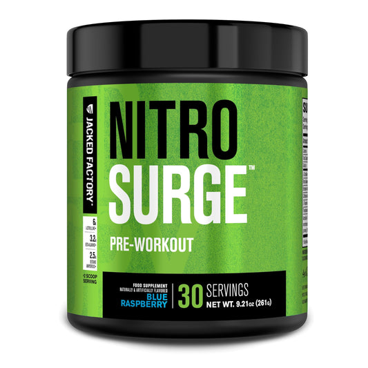 Jacked Factory Nitrosurge Pre Workout Supplement Powder, 30 Servings
