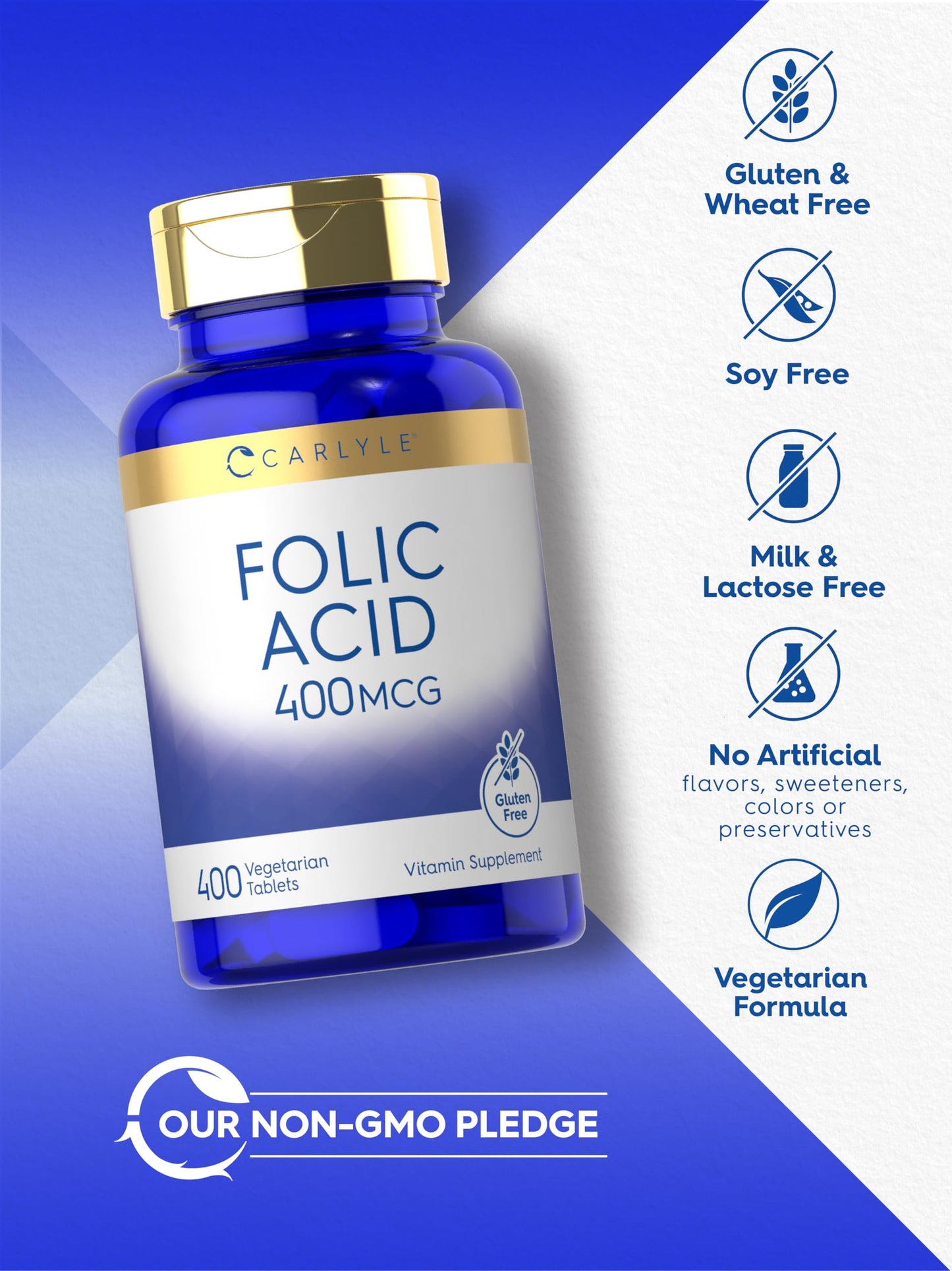 Carlyle Folic Acid Tablet 400 Tablets