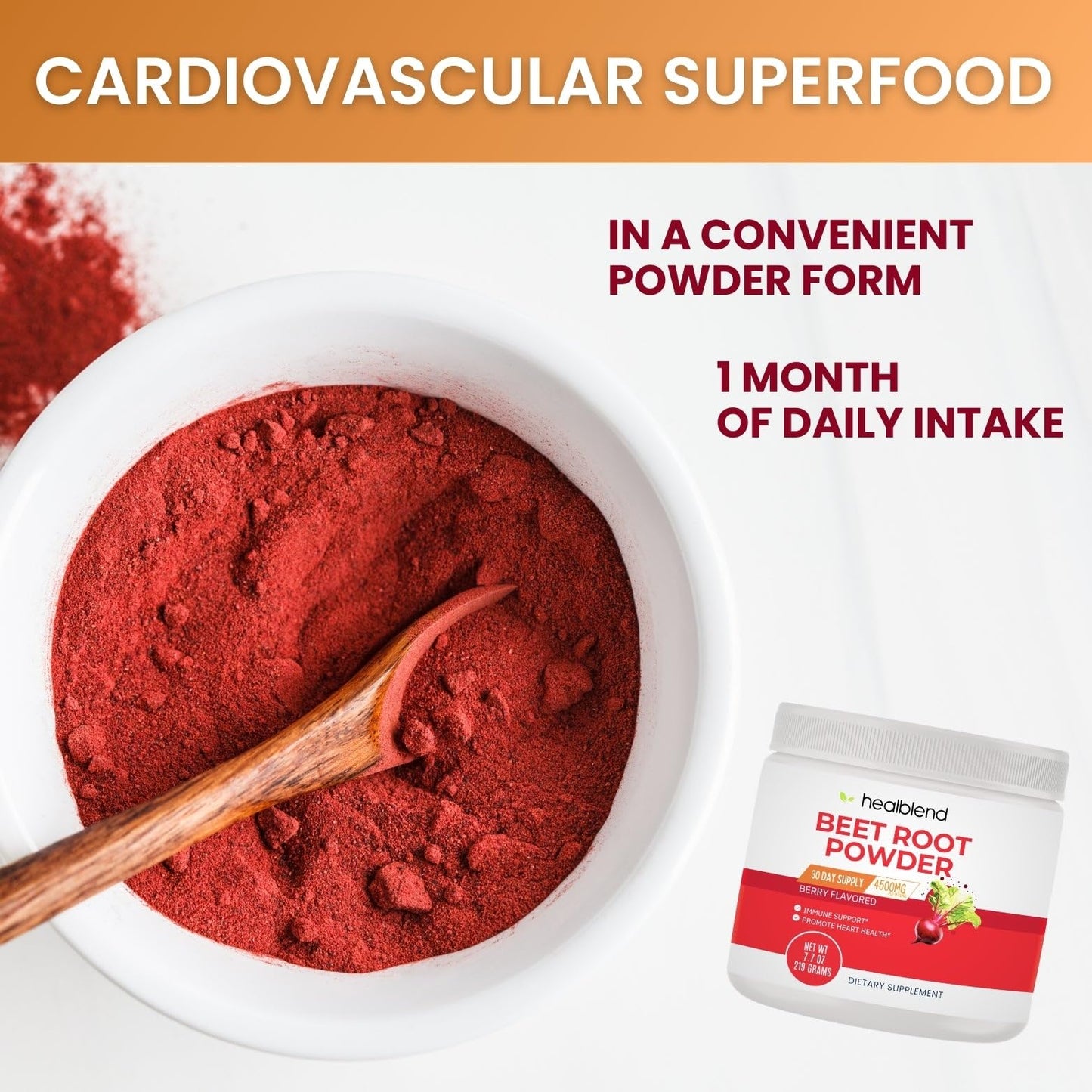 healblend Organic Beet Root Powder 3 Ounce
