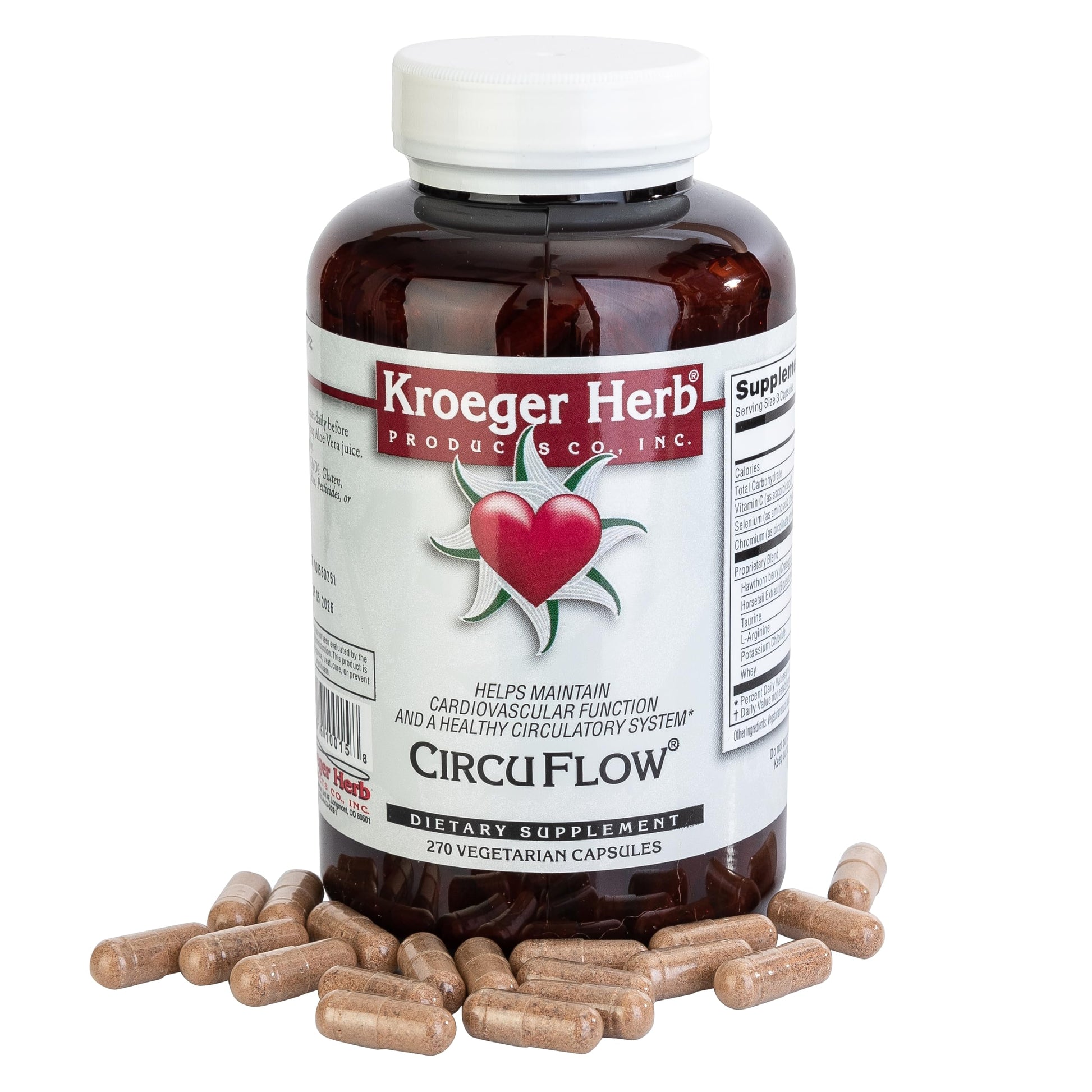 Kroeger Herb Products Circu Flow 270 Capsules