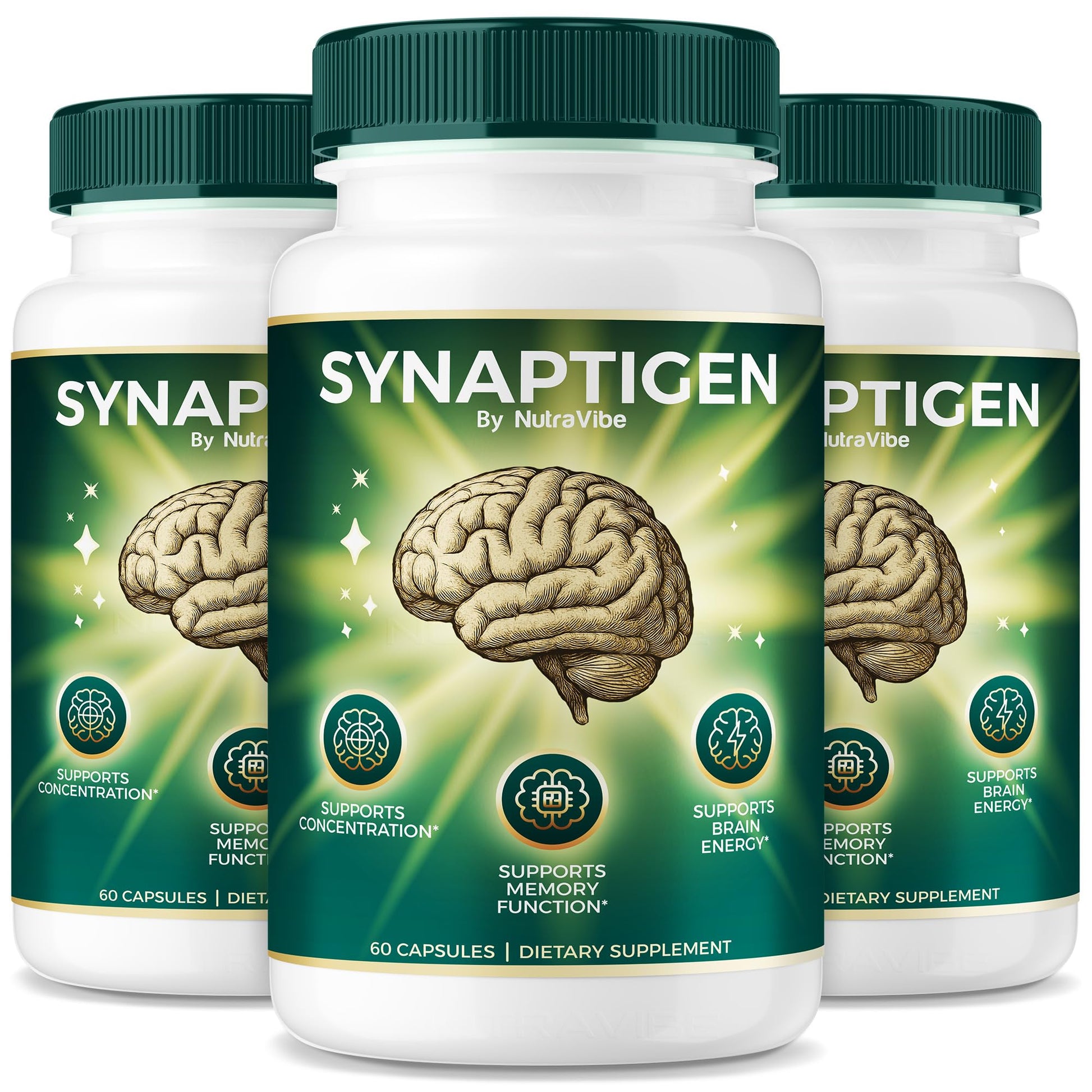NutraVibe Synaptigen Capsules 180 Count