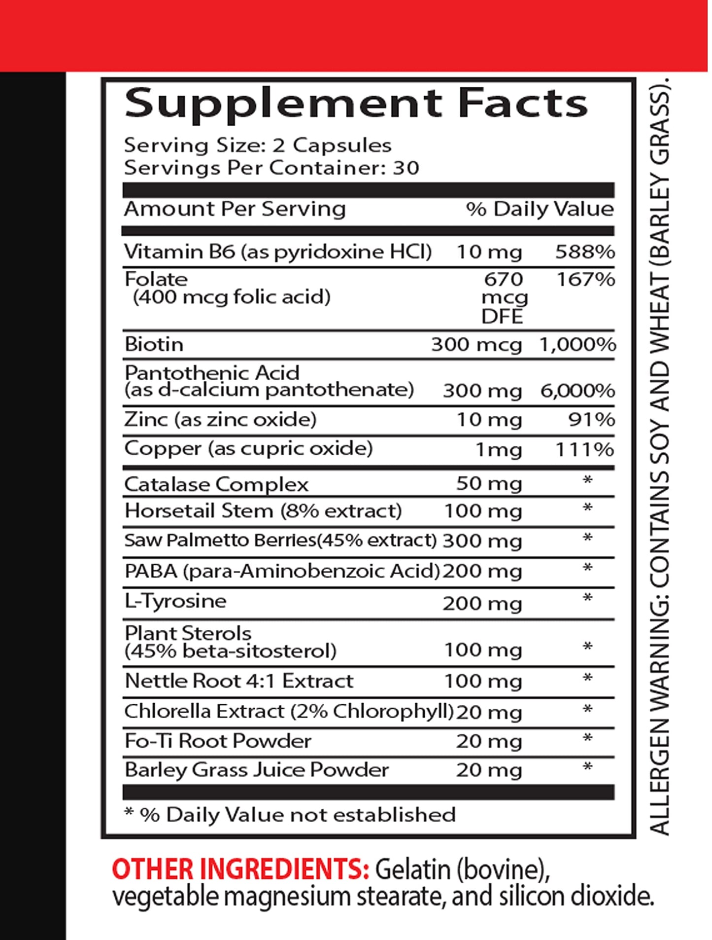SKIN CARE SOLUTIONS Gray Hair Reverse Complex Capsule, 60 Count
