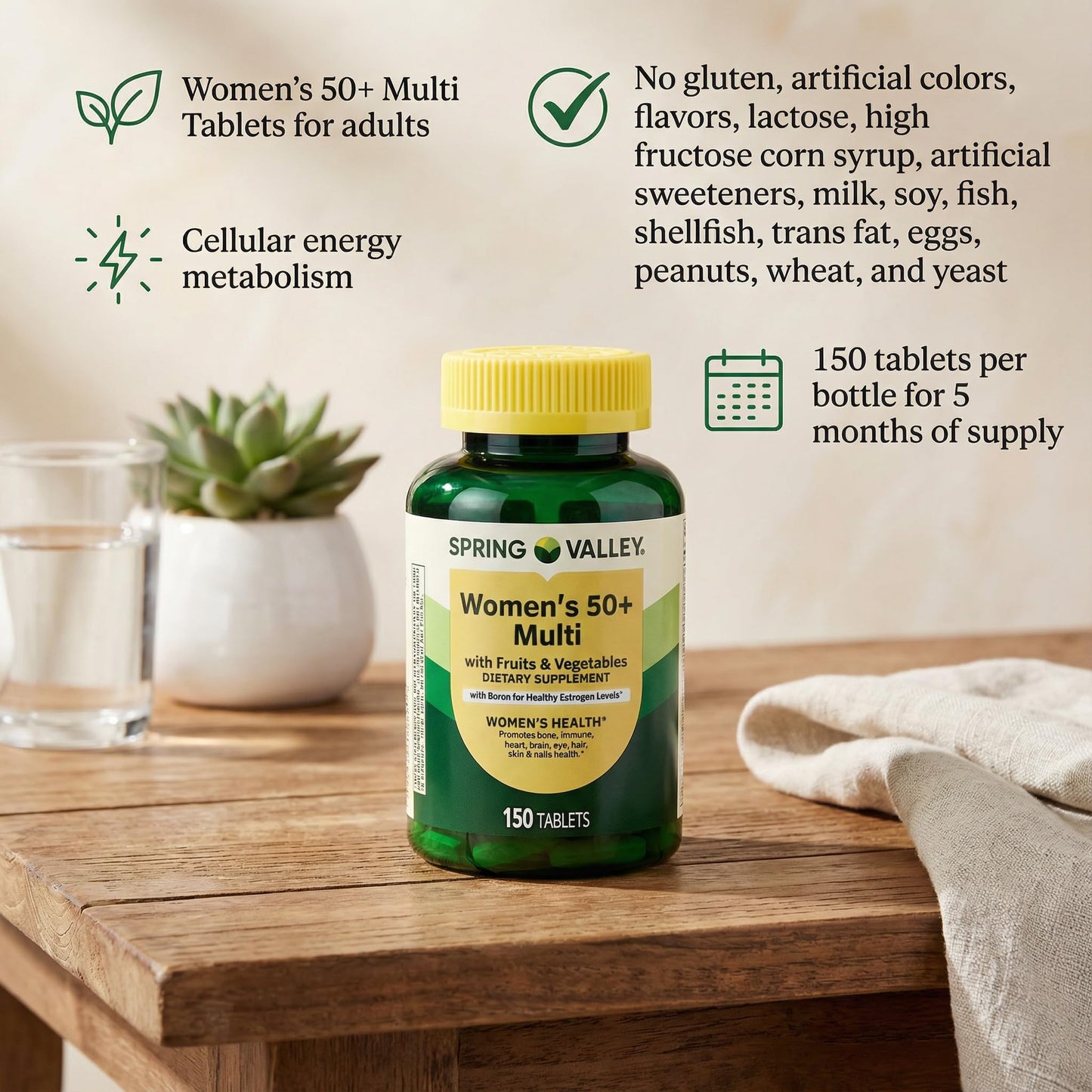 Generic Vitamin Multivitamin Women 50+ One Daily Capsule, 1 Count