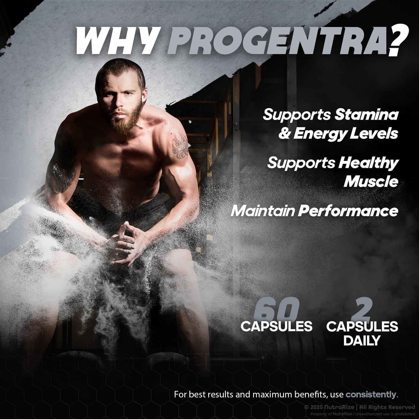 NutraRize Progentra Male Pills Capsule 300 Capsules