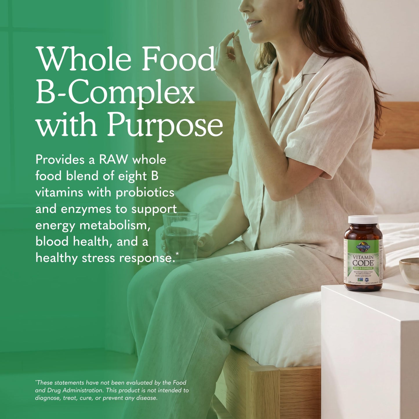 Garden of Life Vitamin B Complex Capsule 120 Count