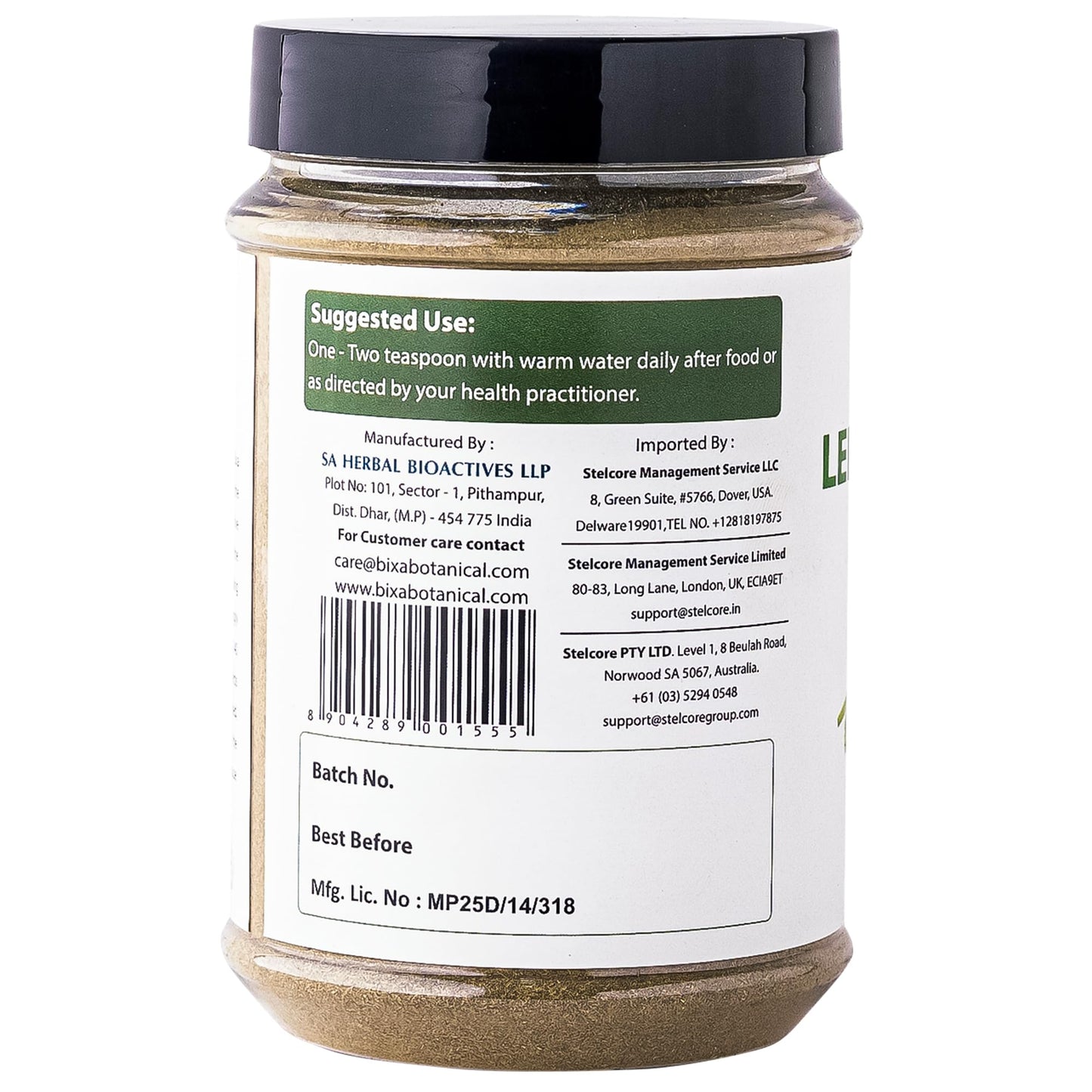 bixa BOTANICAL Lemongrass Powder 7.0548 oz