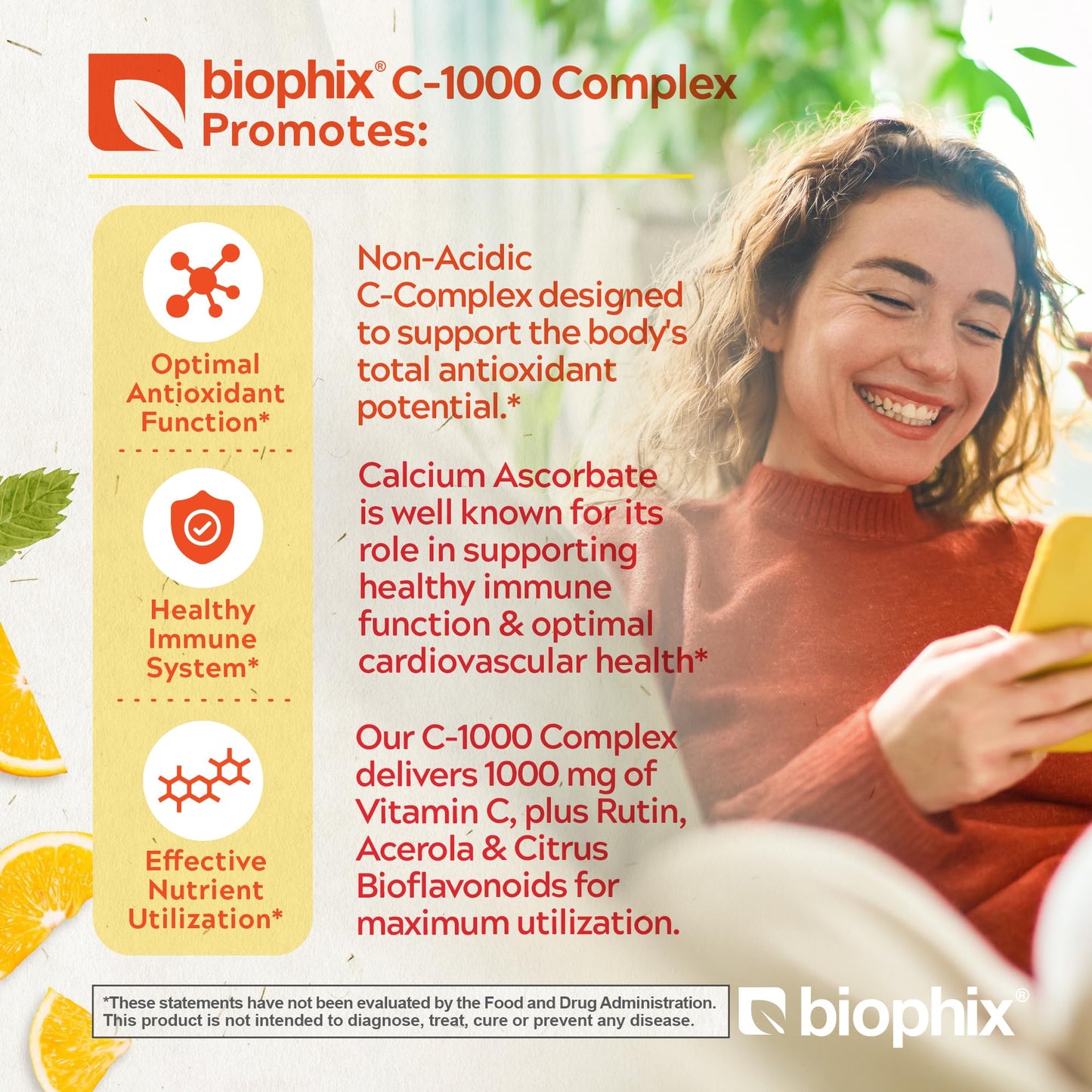 biophix Vitamin C-1000 mg Tablet, 30 Tablets