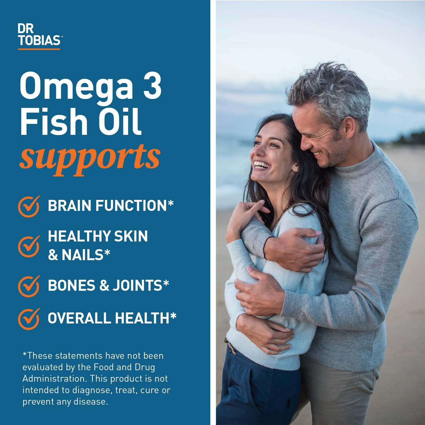 Dr. Tobias Omega 3 Fish Oil & Joint Support Softgels 300