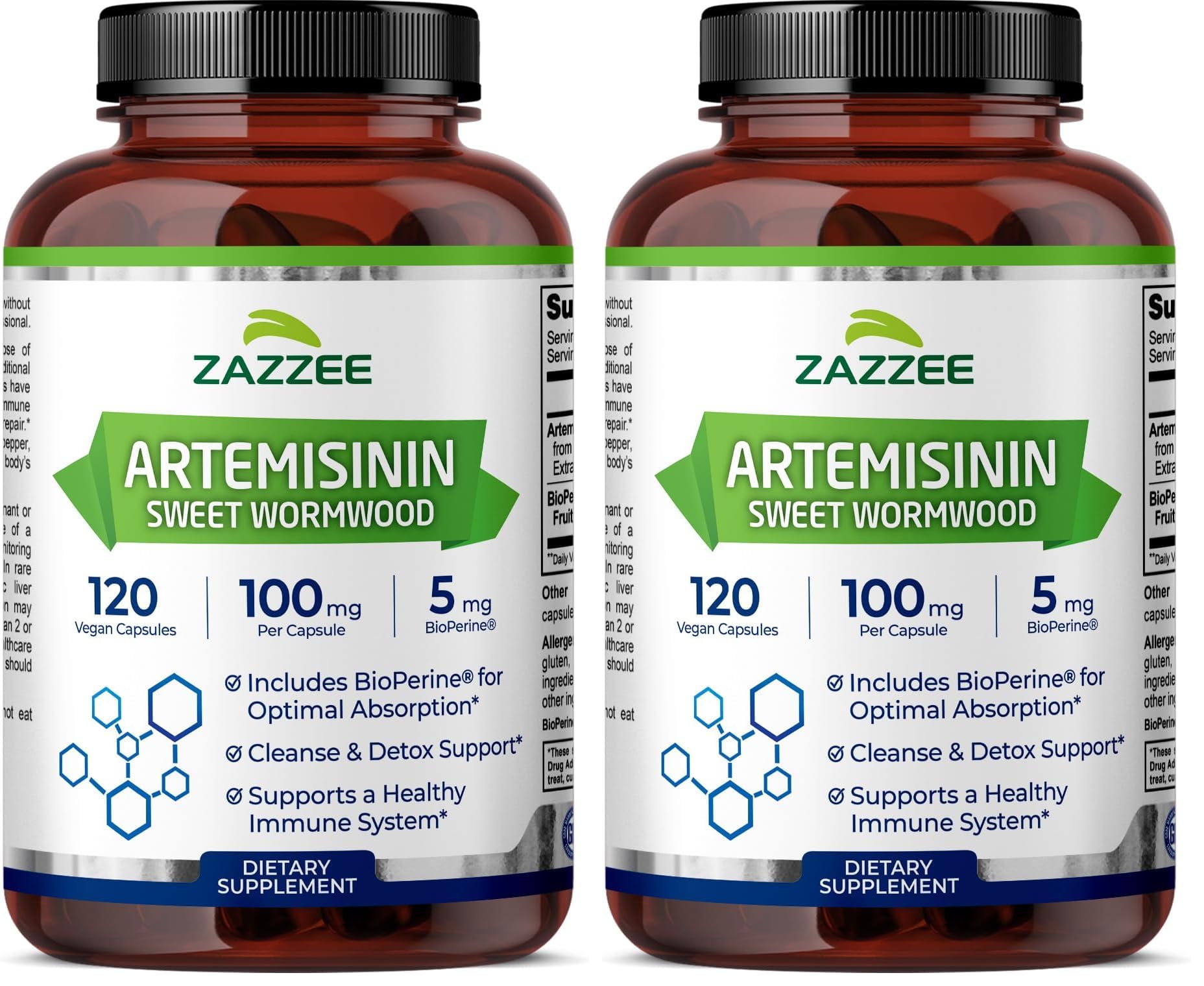 Zazzee High Absorption Artemisinin 100 mg per Capsule, 240 Capsules