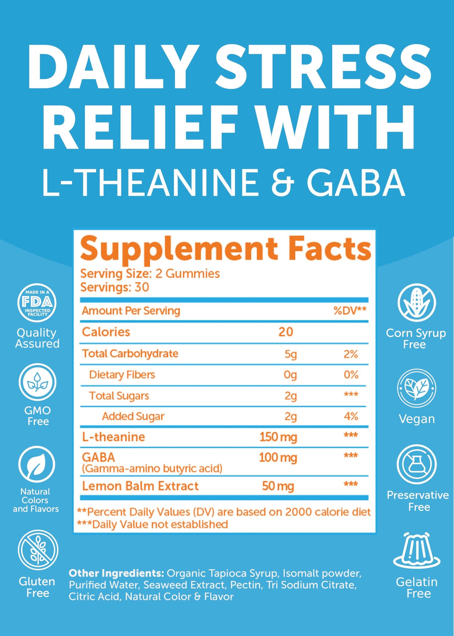 Lunakai Magnesium Glycinate with L-Theanine + Stress Less Gummies Bundle, 120 Gummies
