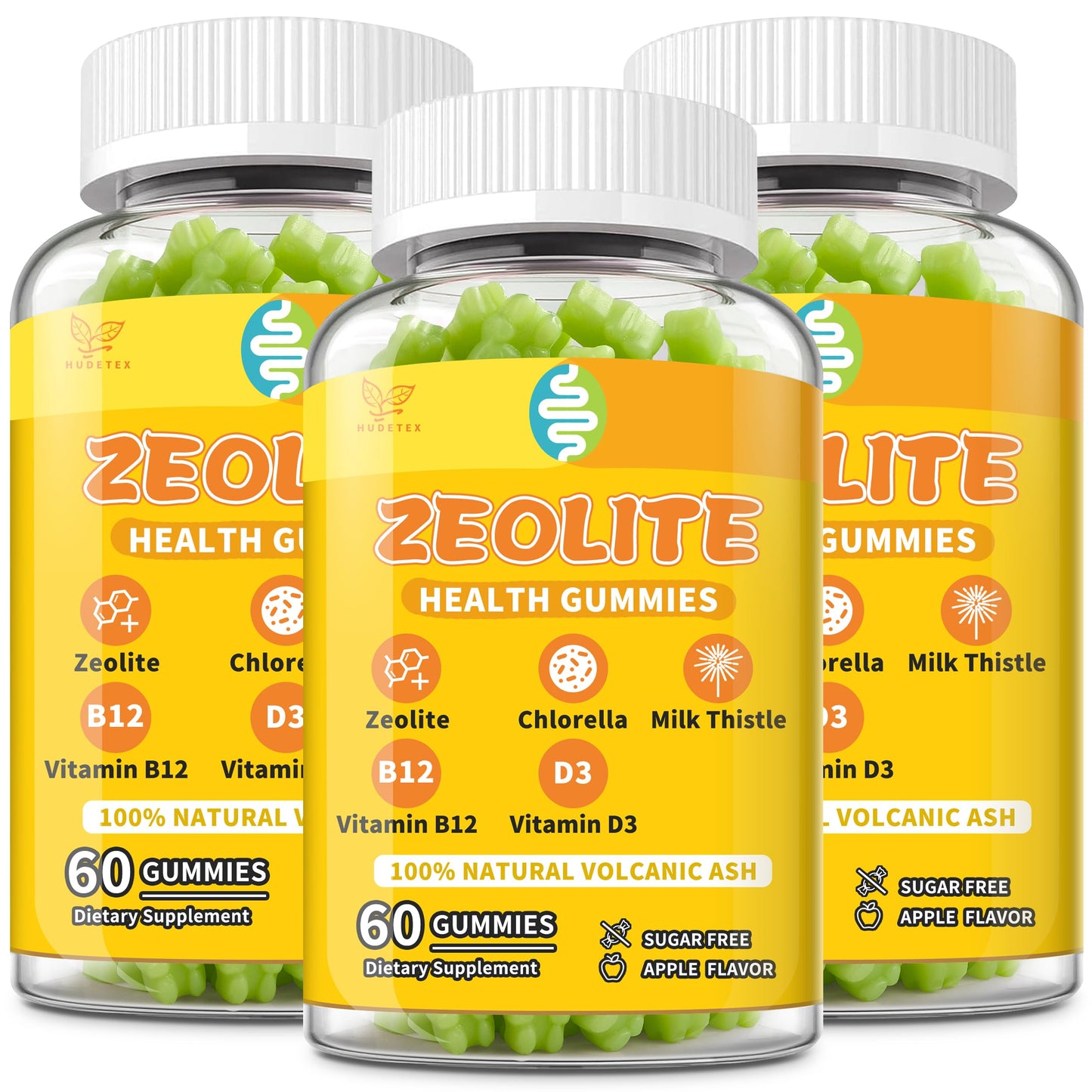 Hudetex Zeolite Gummies 60-count