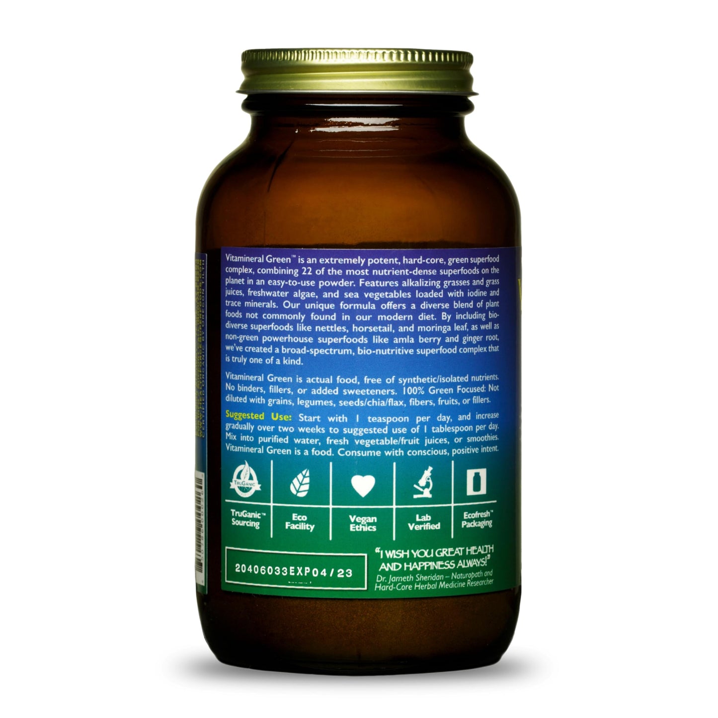 HEALTHFORCE SUPERFOODS Vitamineral Green Powder 150 Gram