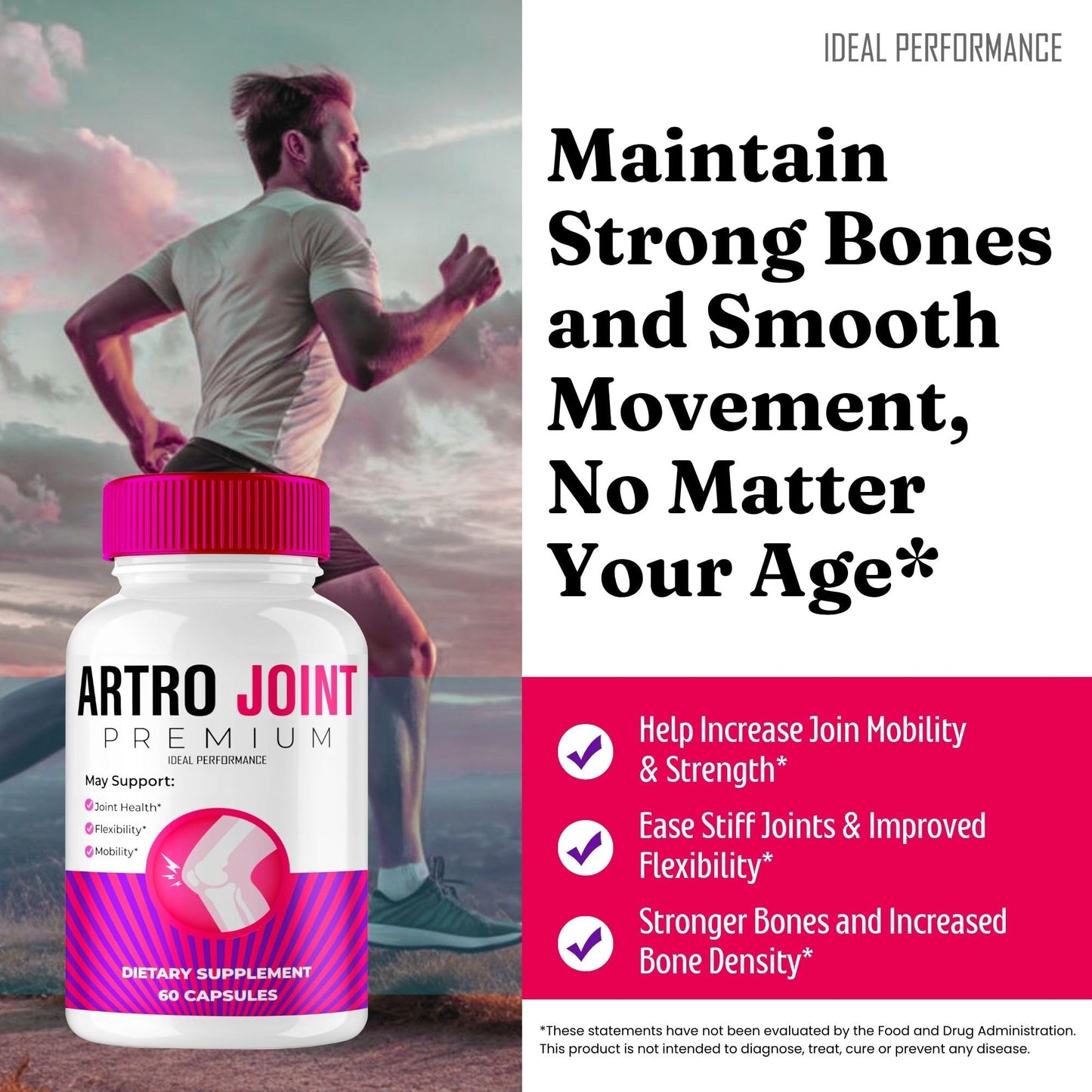 IDEAL PERFORMANCE Artro Joint Support Capsules 60 Capsules