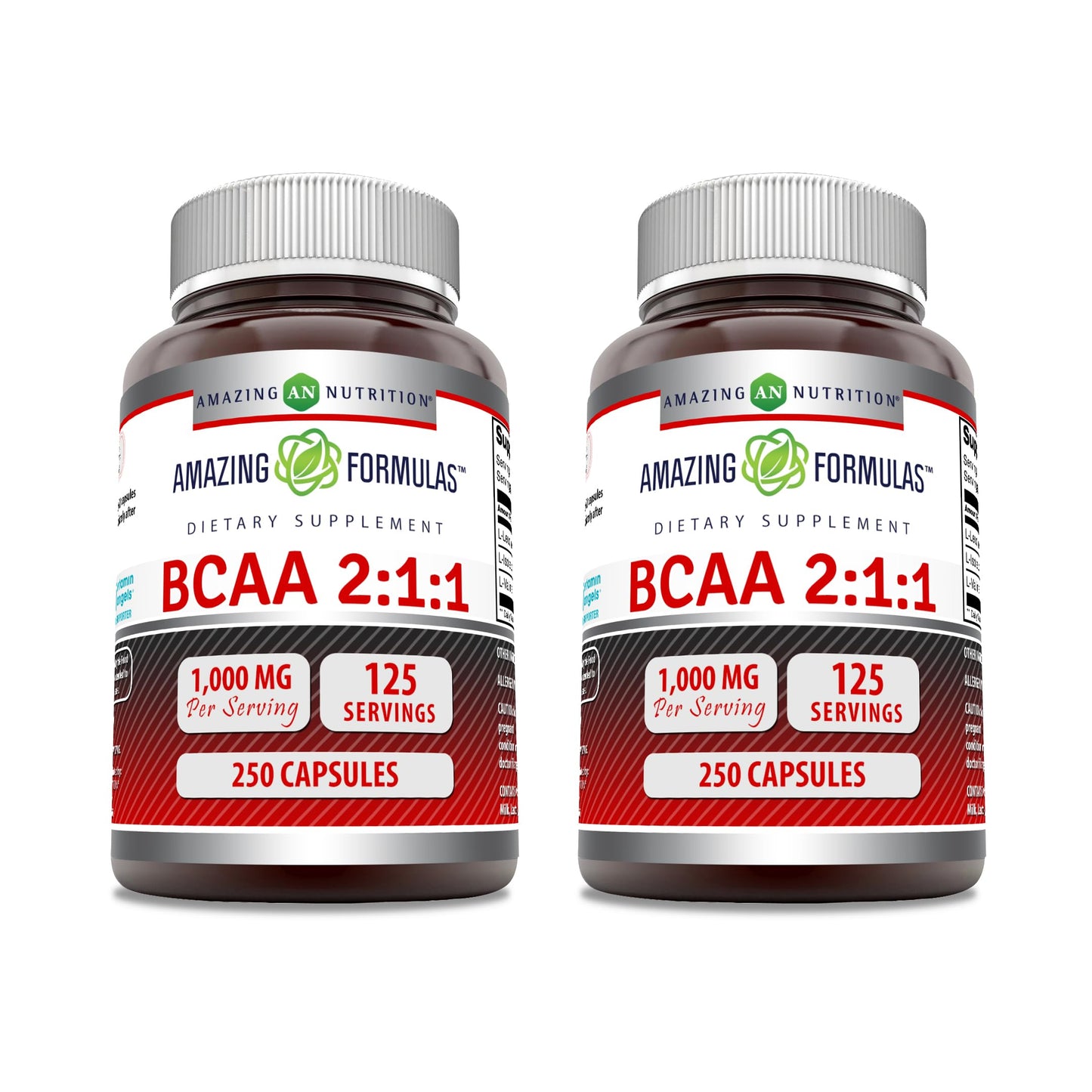 Amazing Nutrition BCAA 2:1:1 1000 Mg Per Serving Capsules 500