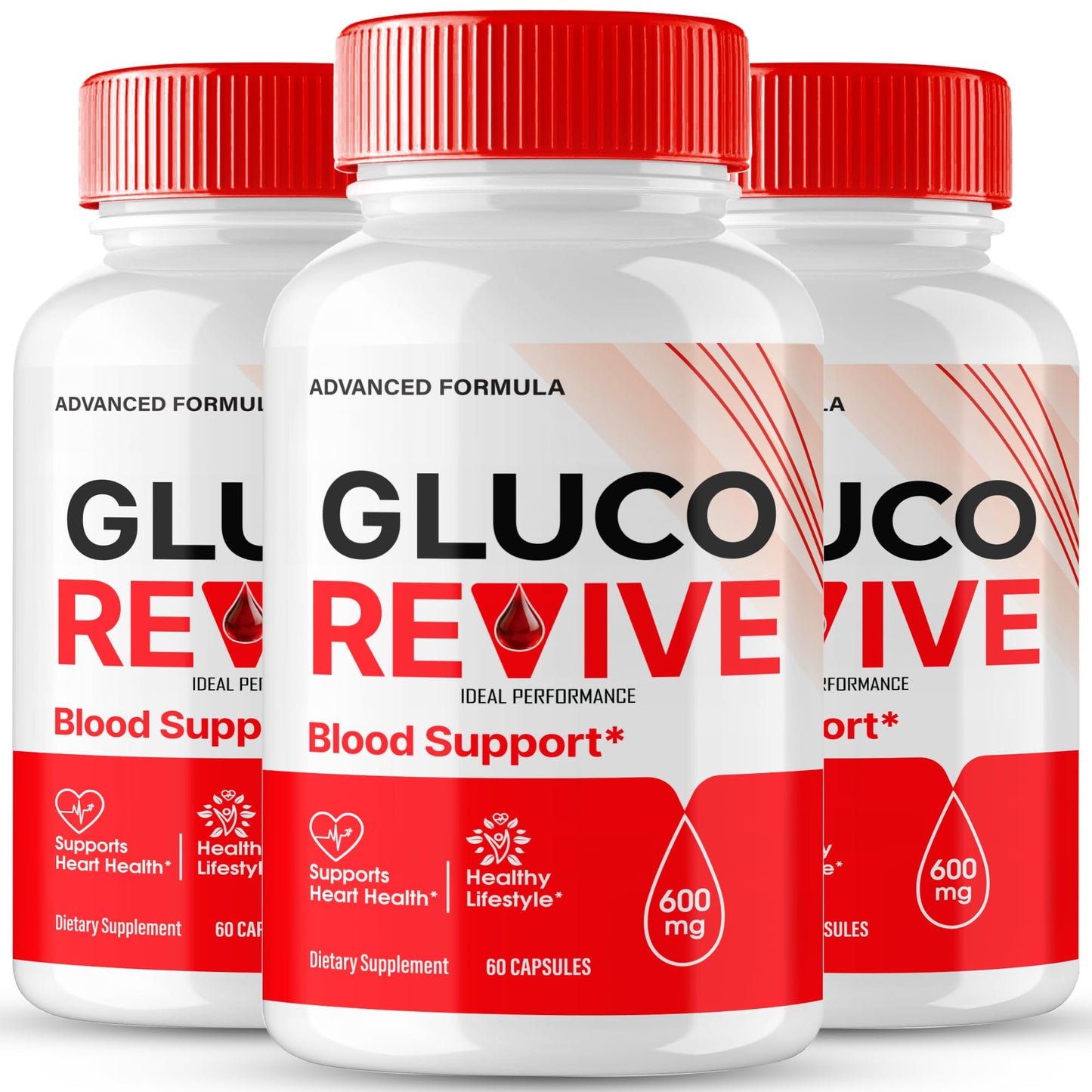 IDEAL PERFORMANCE Gluco Revive Capsules 180 Count