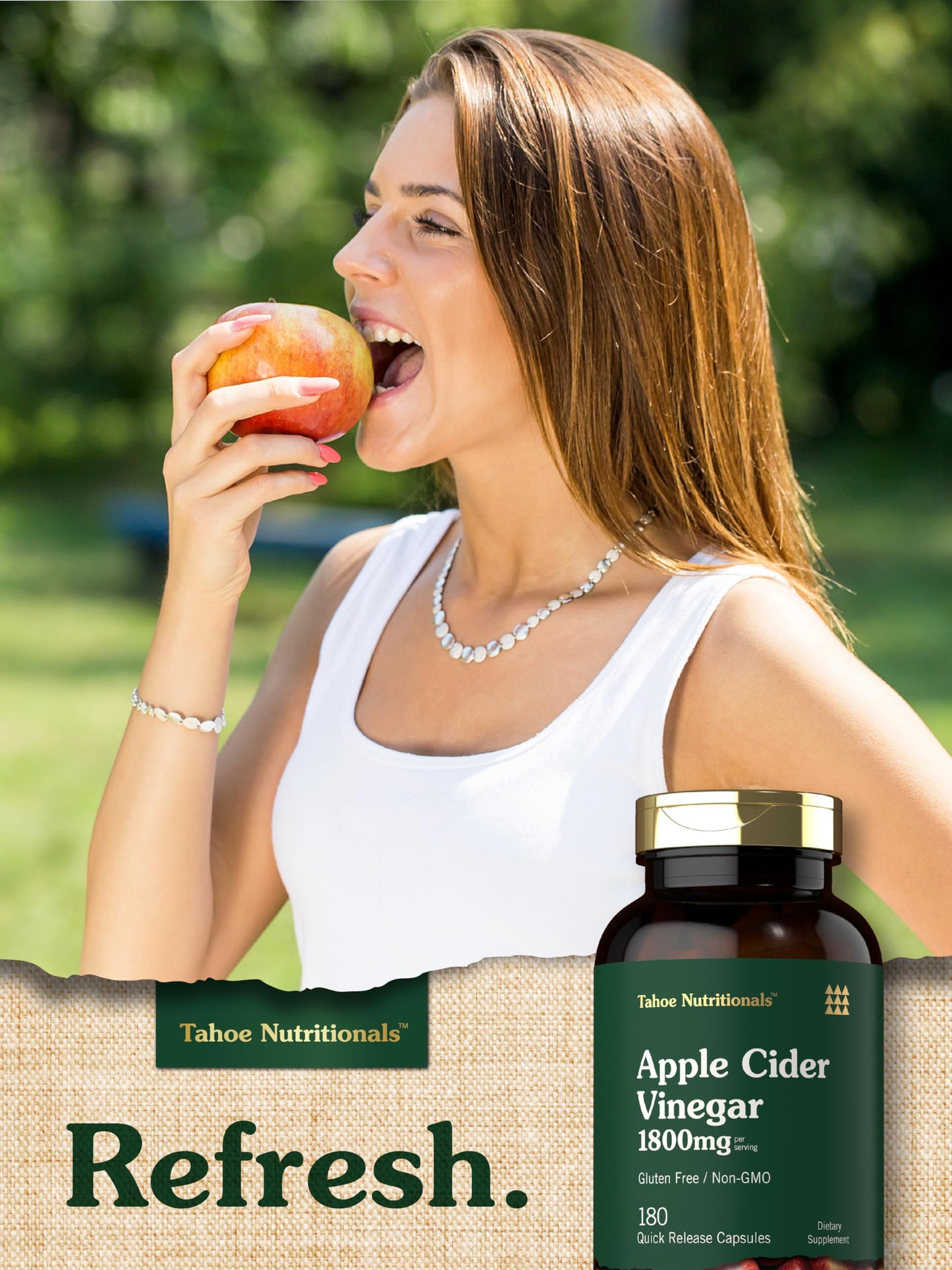 Tahoe Nutritionals Apple Cider Vinegar Capsule 180 Count