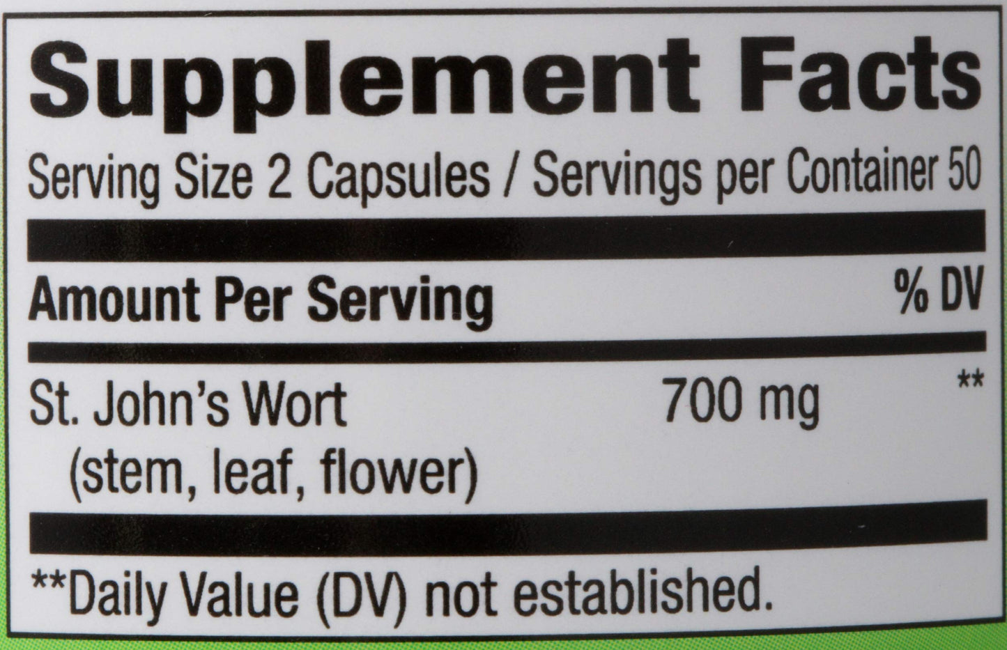 Nature's Way Saint John's Wort Herb Capsules 1 Count