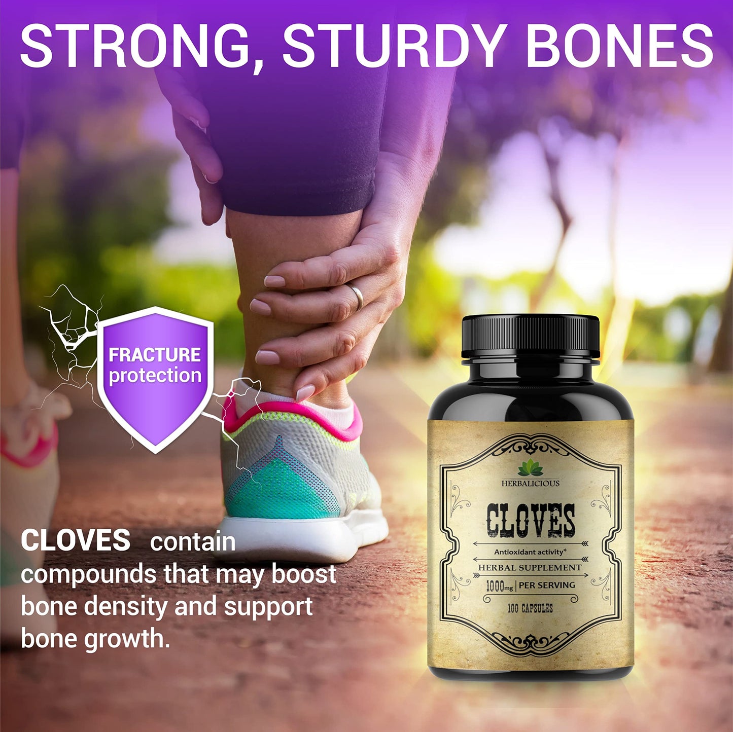 HERBALICIOUS Cloves Capsules, 100 Capsules