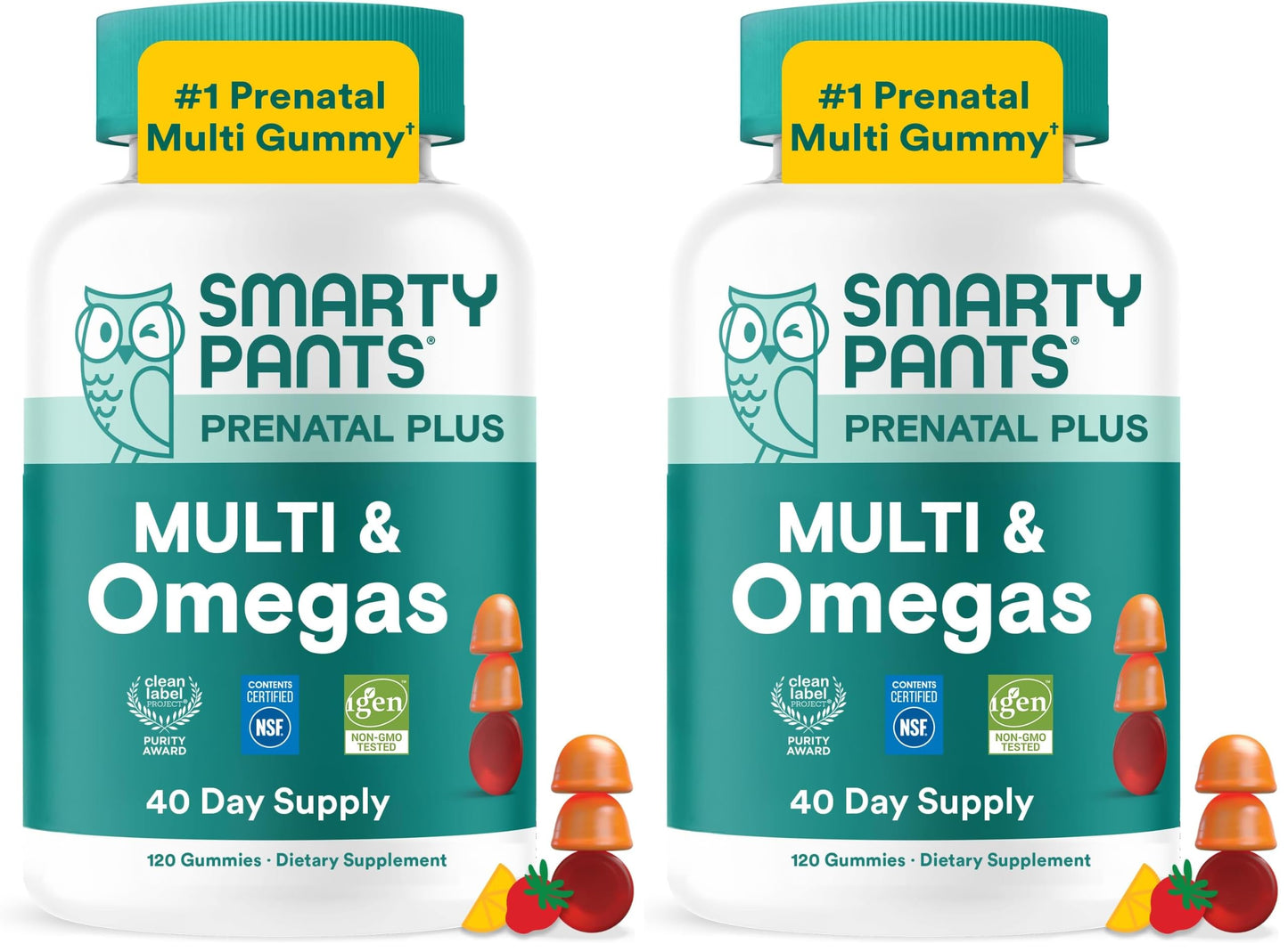 SmartyPants Prenatal Multivitamin Gummies 240 Count
