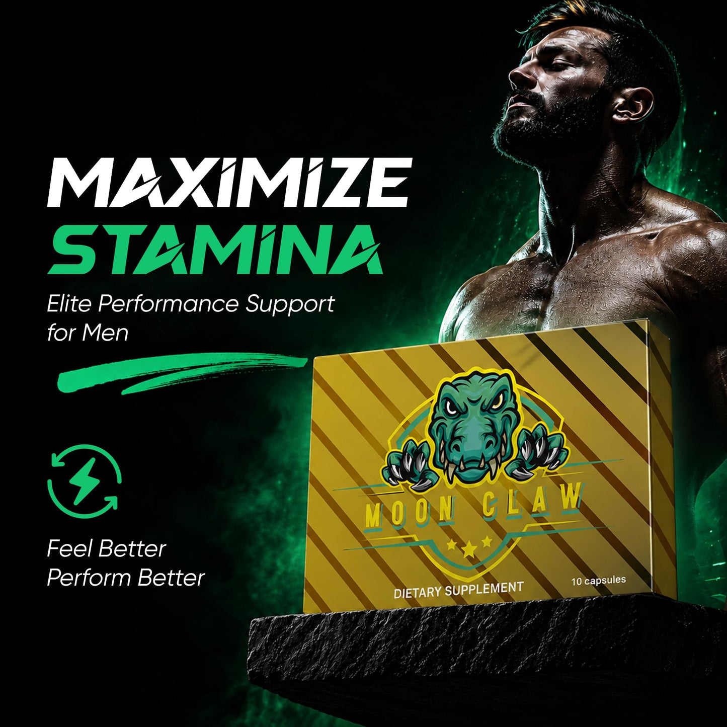 POWERHOUSE FACTORY Men’s Vitality & Energy Support Capsules 1 Count
