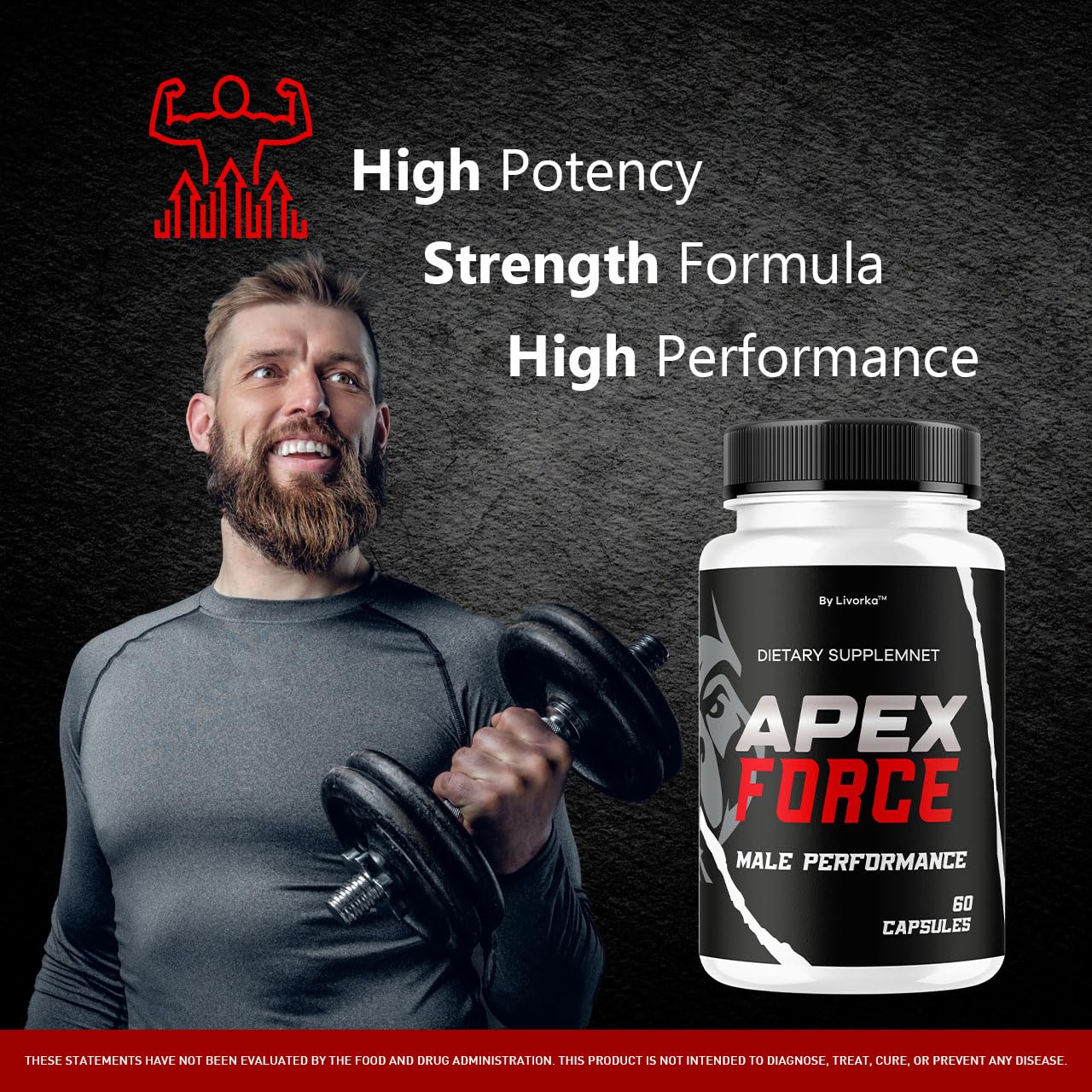 LIVORKA Apex Force Daily Capsules, 300 Capsules
