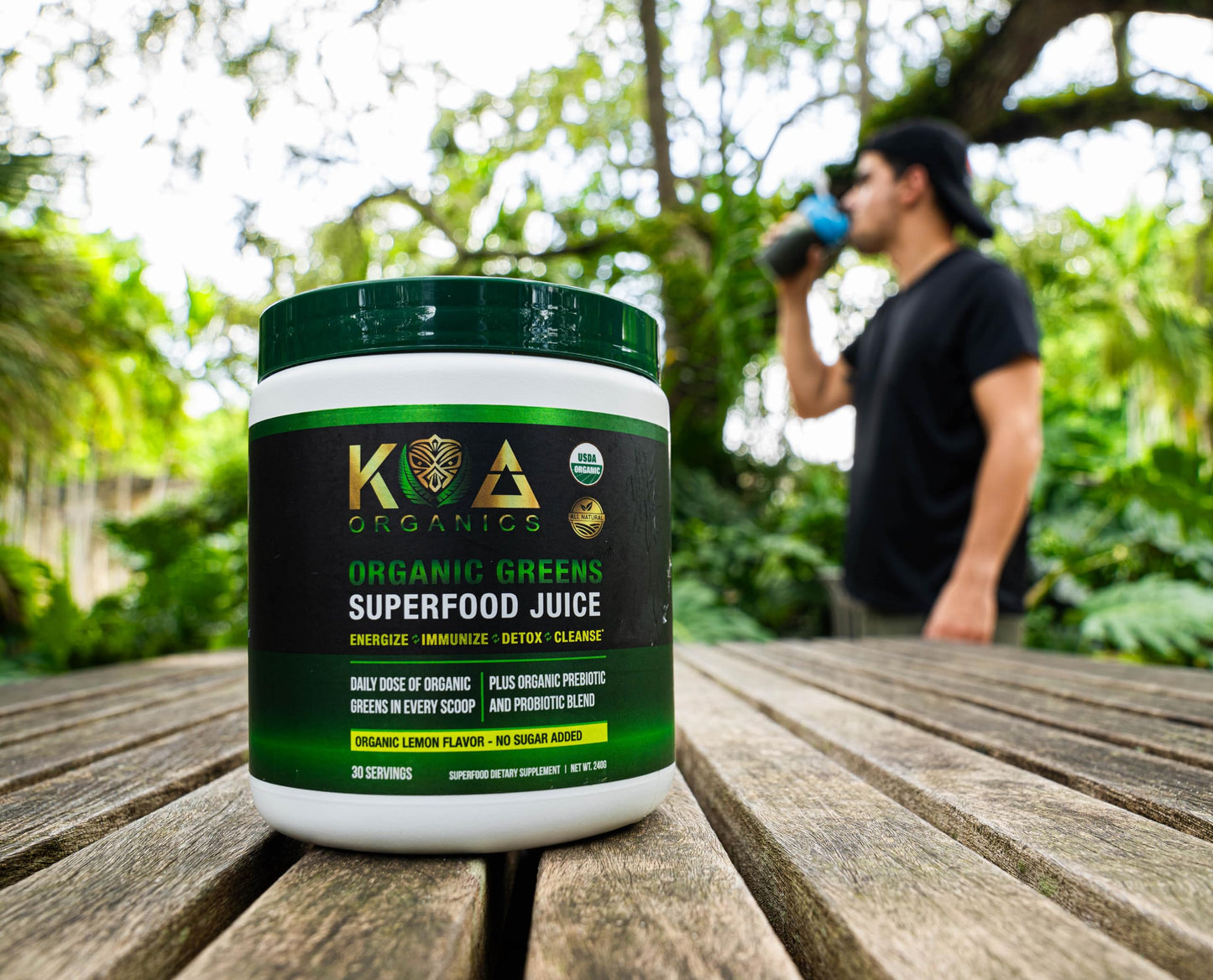 KOA Organics Greens Superfood Juice Powder, 8.47 oz