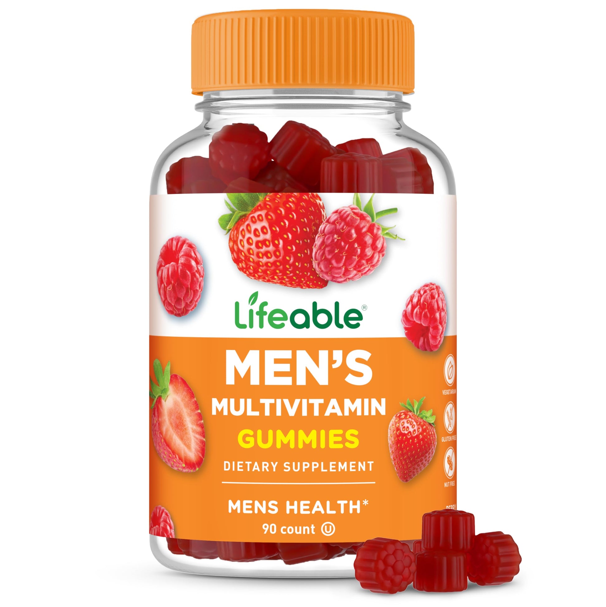 Lifeable Multivitamin for Men Gummy 90 Count