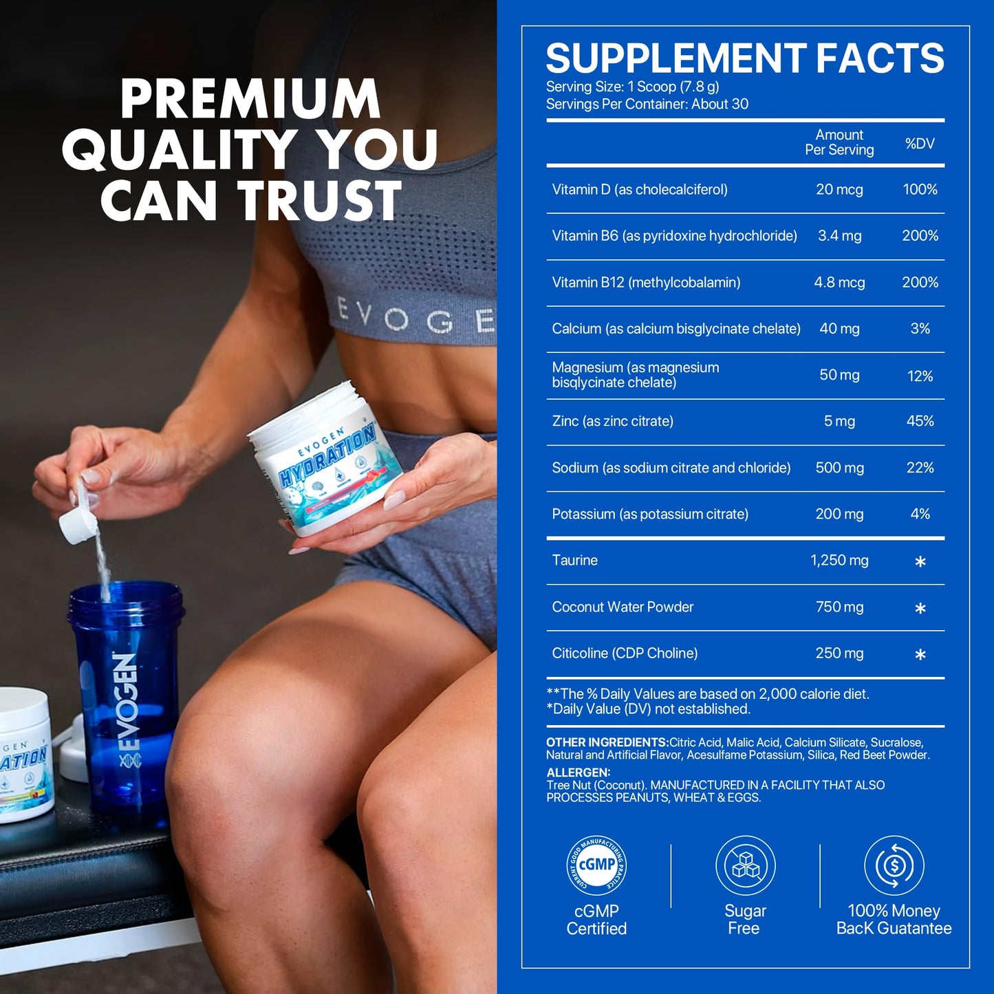 Evogen Hydration - Electrolytes Powder 8.3