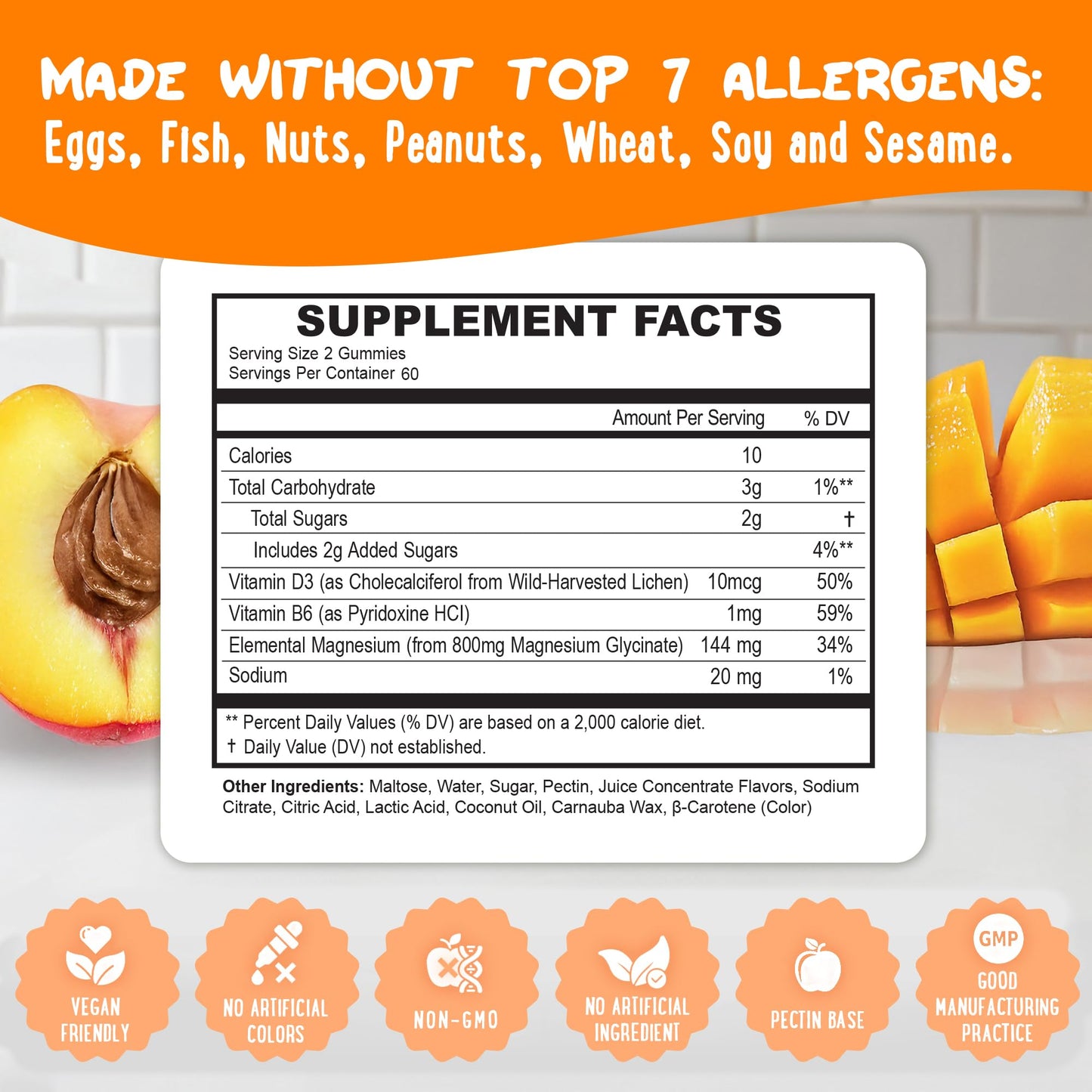 OH MY CHEWY Center-Filled Magnesium Glycinate Gummies 400 mg, 120 Count