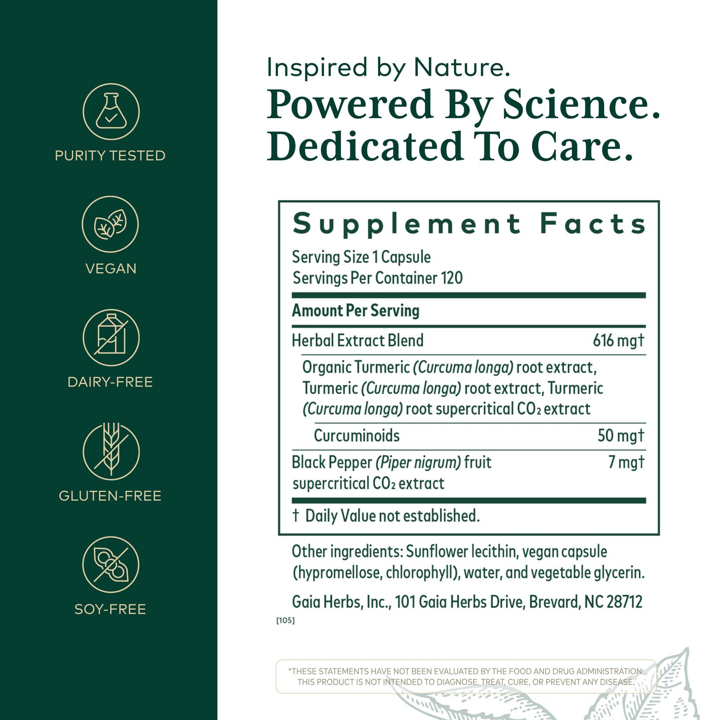 GAIA HERBS PRO Curcuma Supreme Immune Health Support Capsule 120
