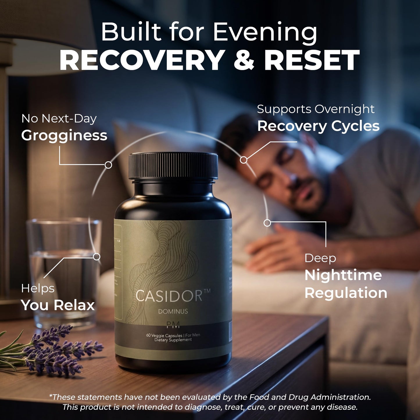 CASIDOR Dominus Multivitamin for Men Capsule 120 Count