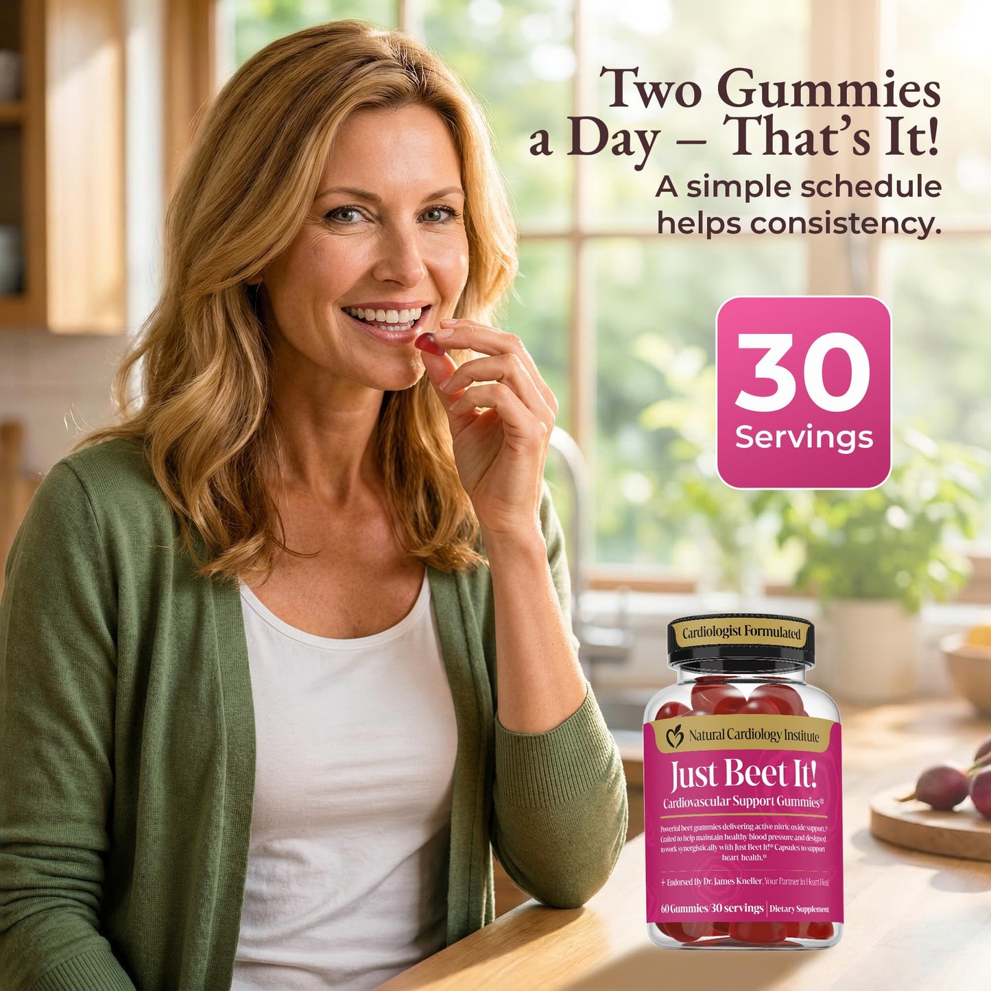 Natural Cardiology Institute Beet Root Gummies Gummy 60