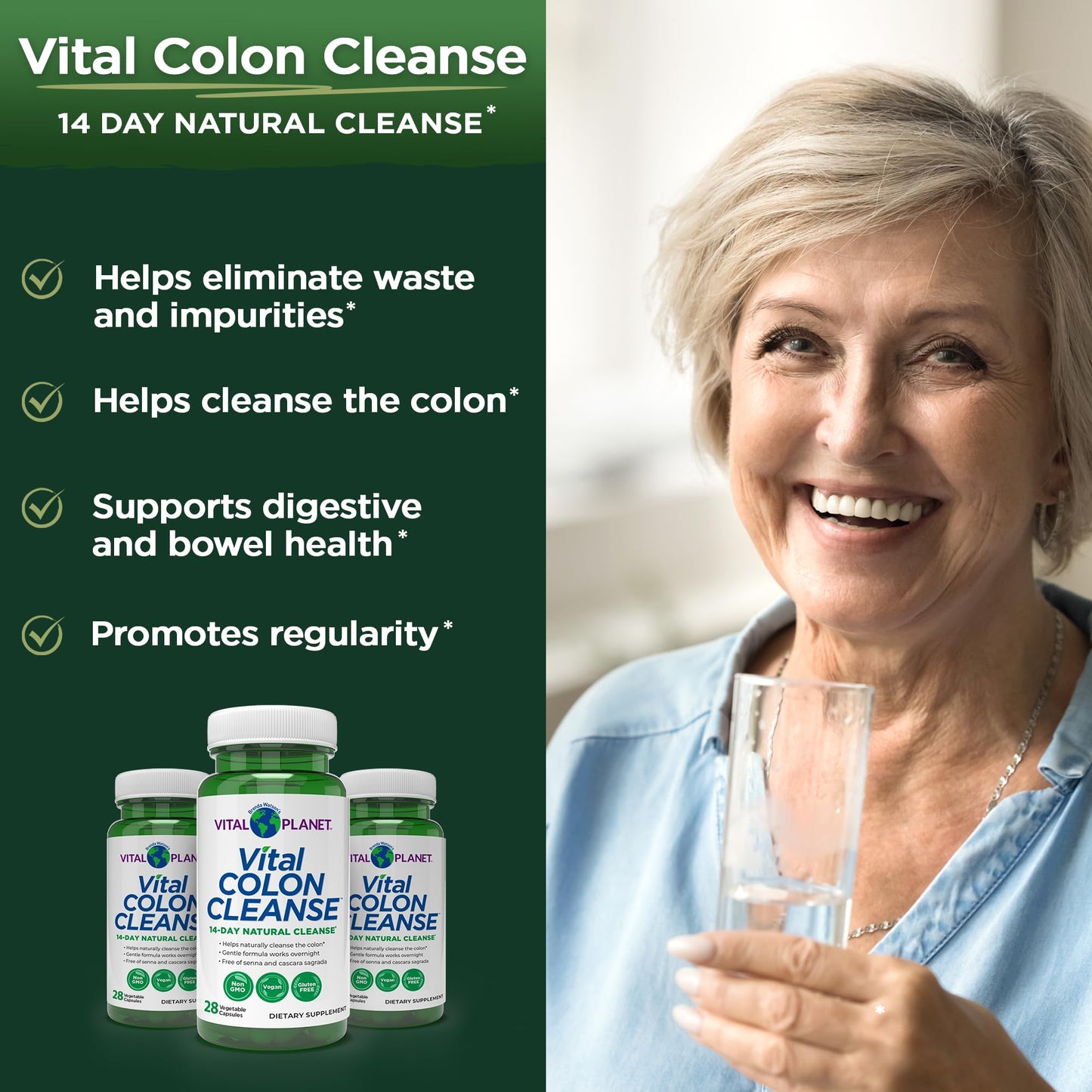 Vital Planet Vital Colon Cleanse Capsule 28 Count