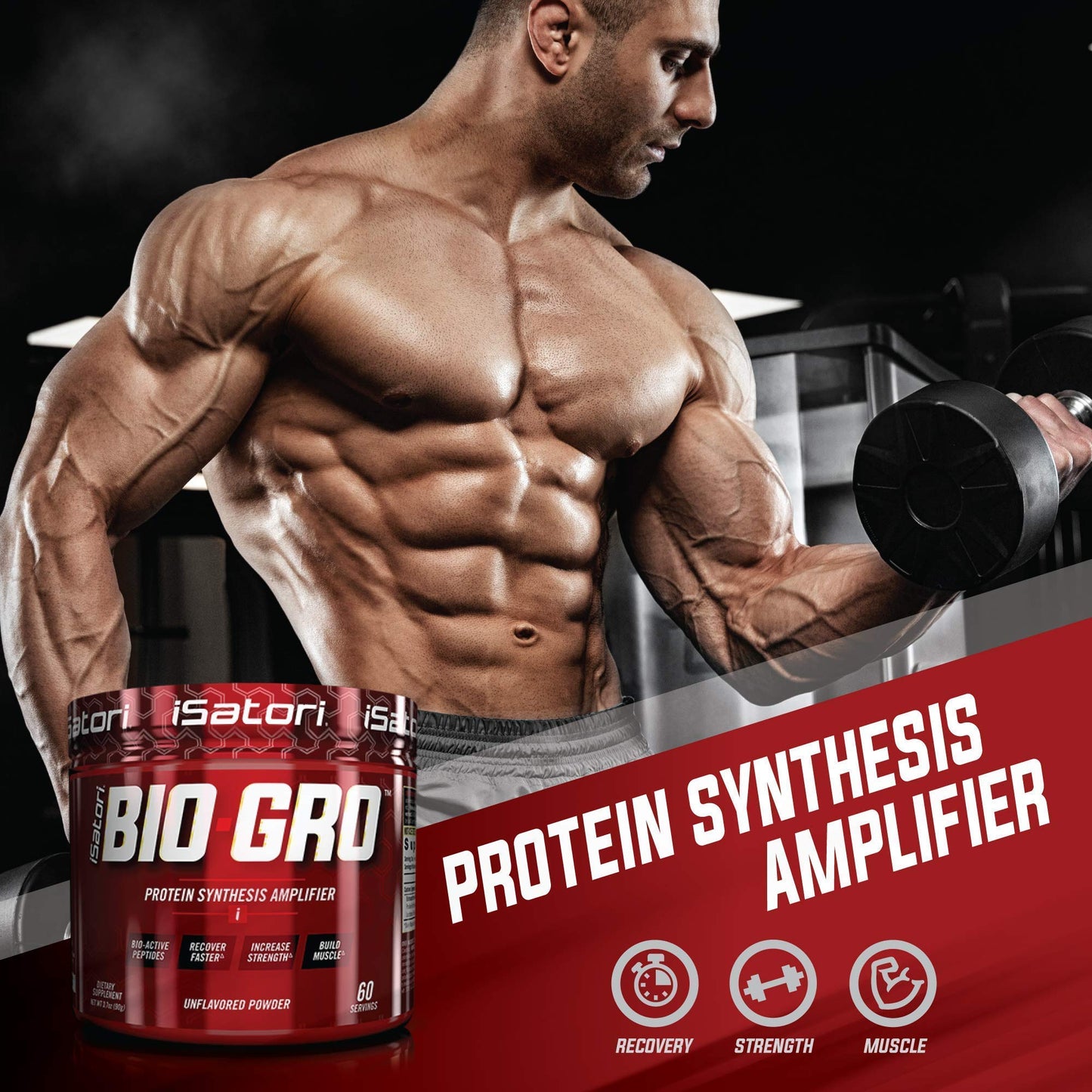iSatori Bio-Gro Protein Synthesis Amplifier & Amino-GRO BCAA Powder, 1