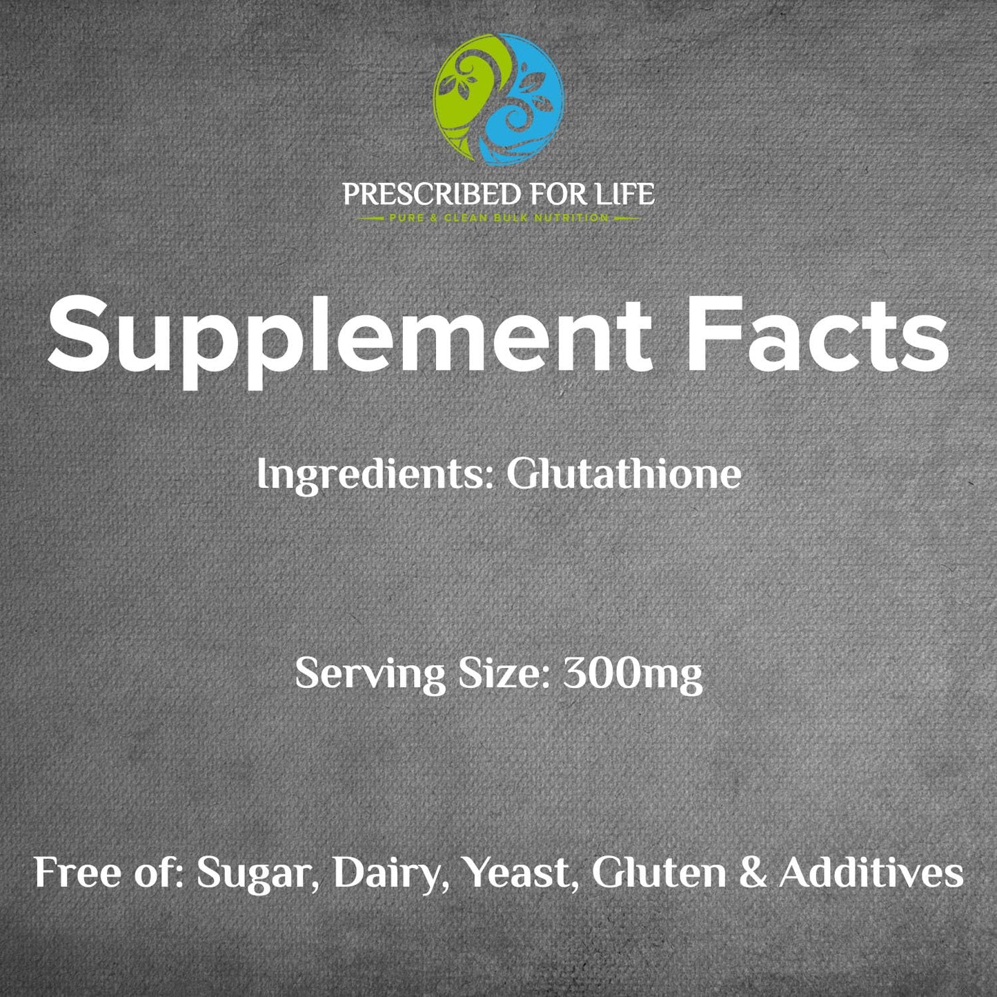 Prescribed For Life L-Glutathione Powder 1.98 Ounce