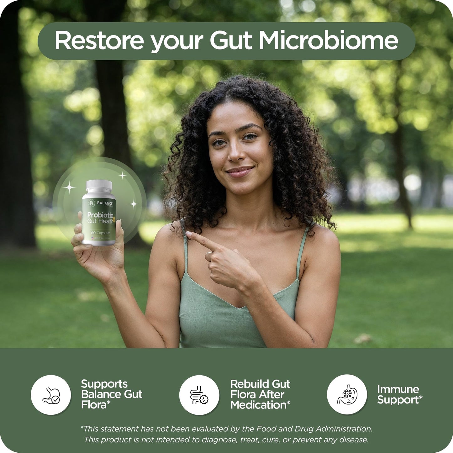 Balancebreens Probiotic Supplement 50 Billion CFU - 15 Strains Capsules 720