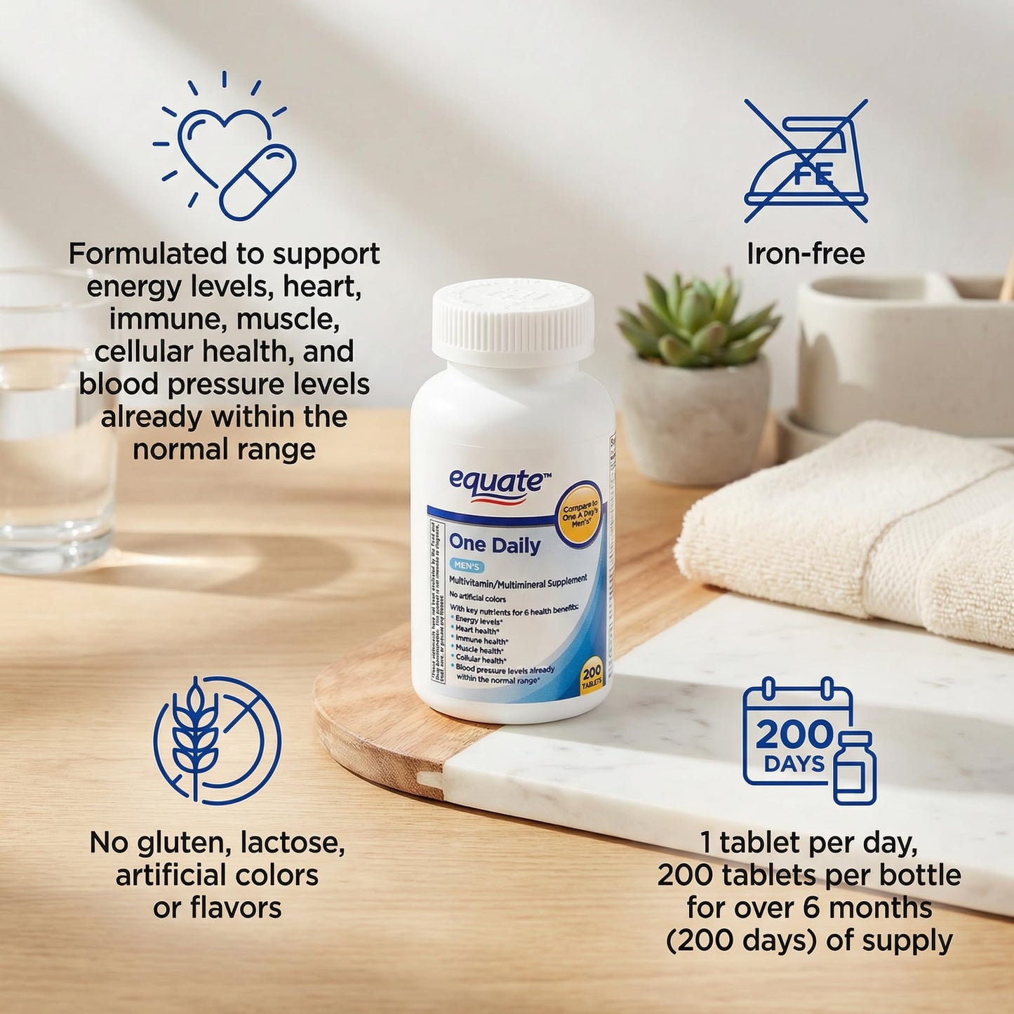Generic Men Multivitamin Tablet 1 Count