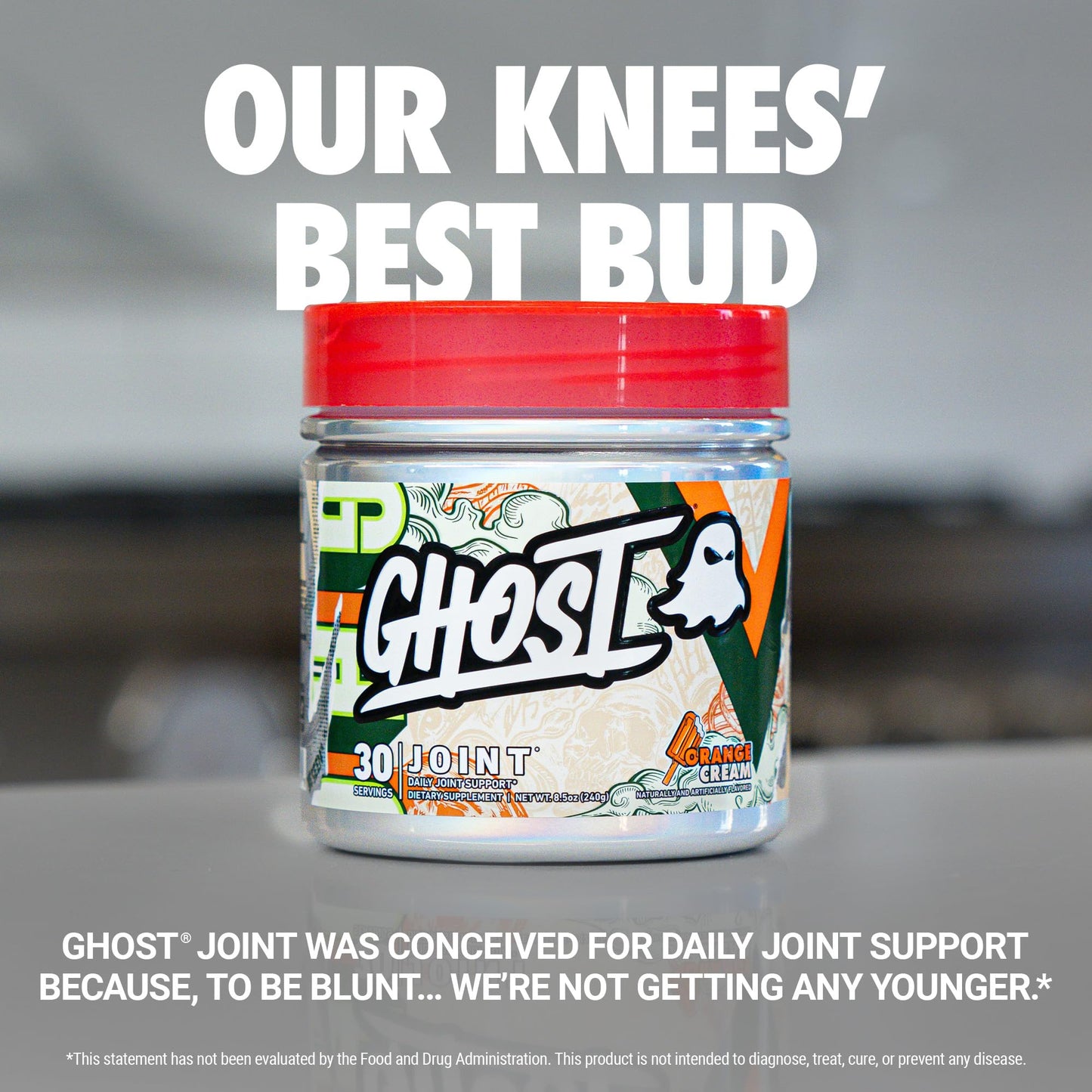 GHOST Joint Supplement Orange Cream Powder 8.5 oz
