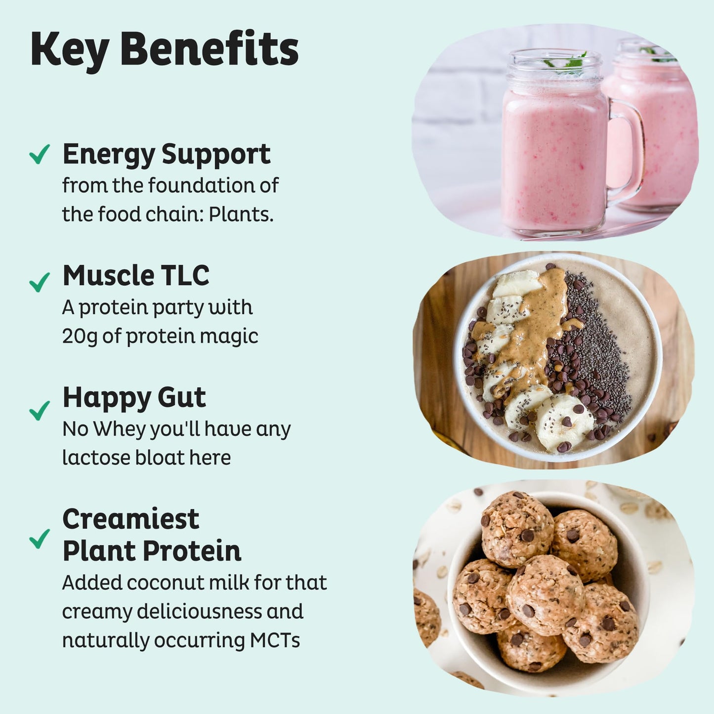KOS Vegan Protein Powder 24 Servings