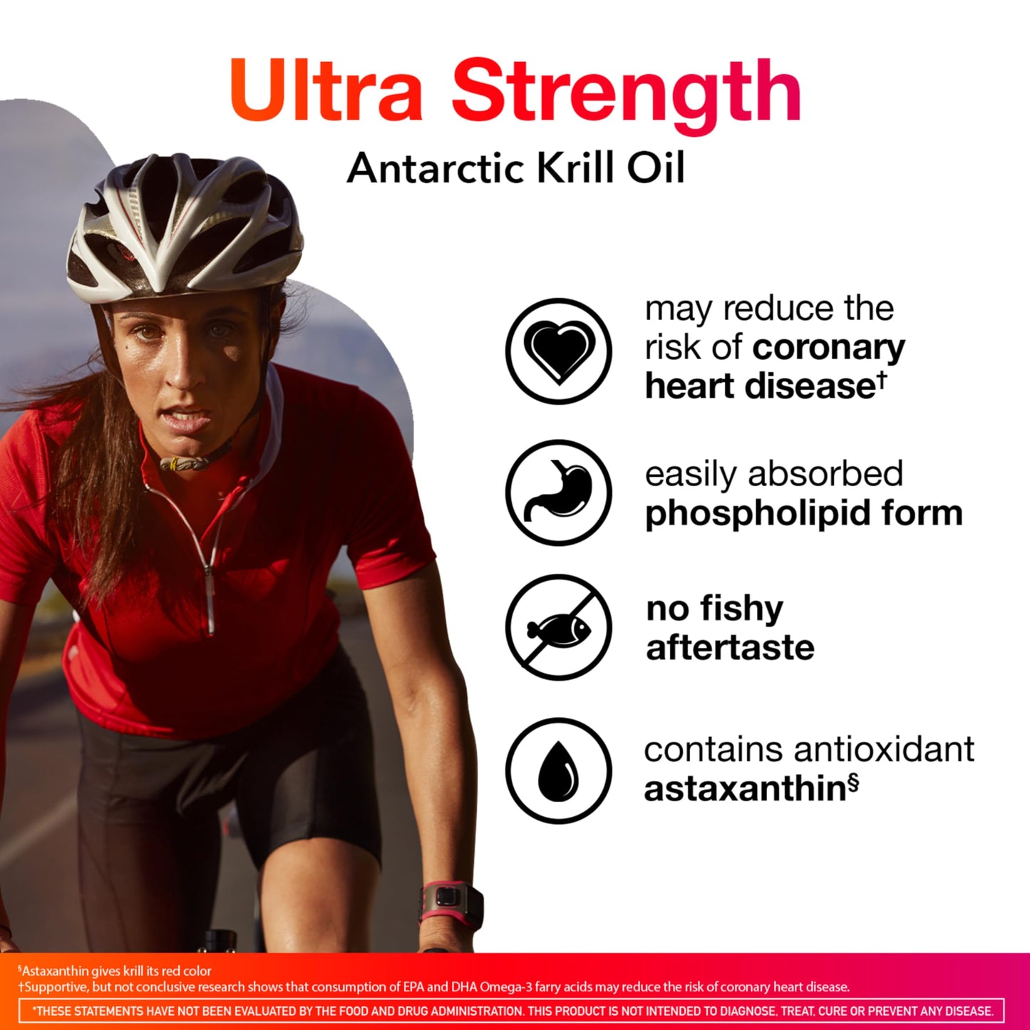MegaRed Ultra Strength 1000mg Omega-3 Krill Oil Softgels, 60 Count
