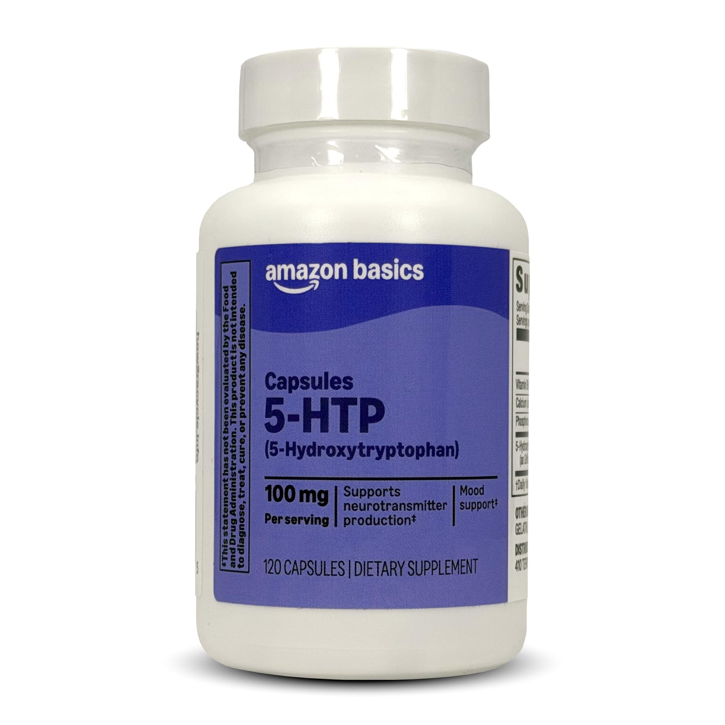 Amazon Basics 5-HTP with B6 Capsules, 120 Count
