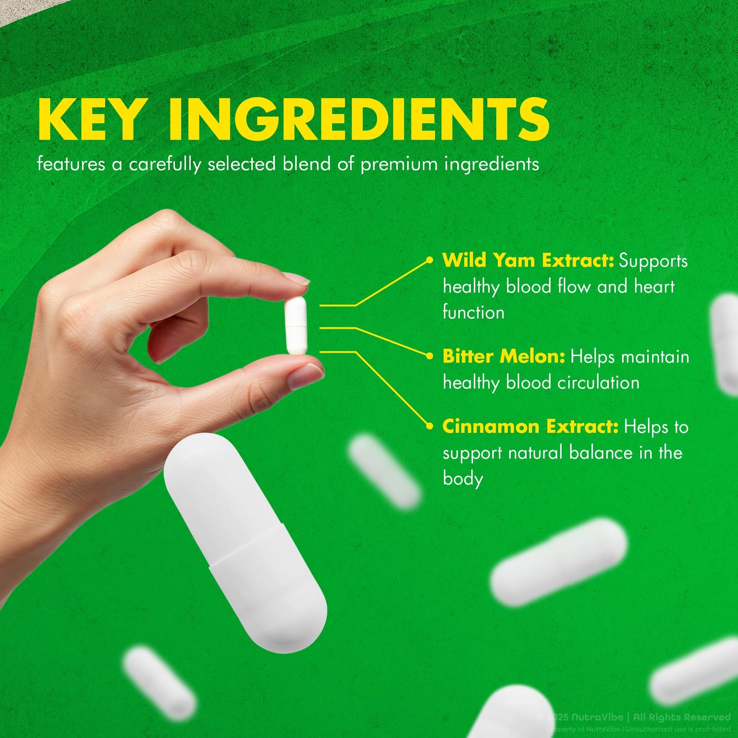 NutraVibe Glyco Pure Vita 120 Capsules