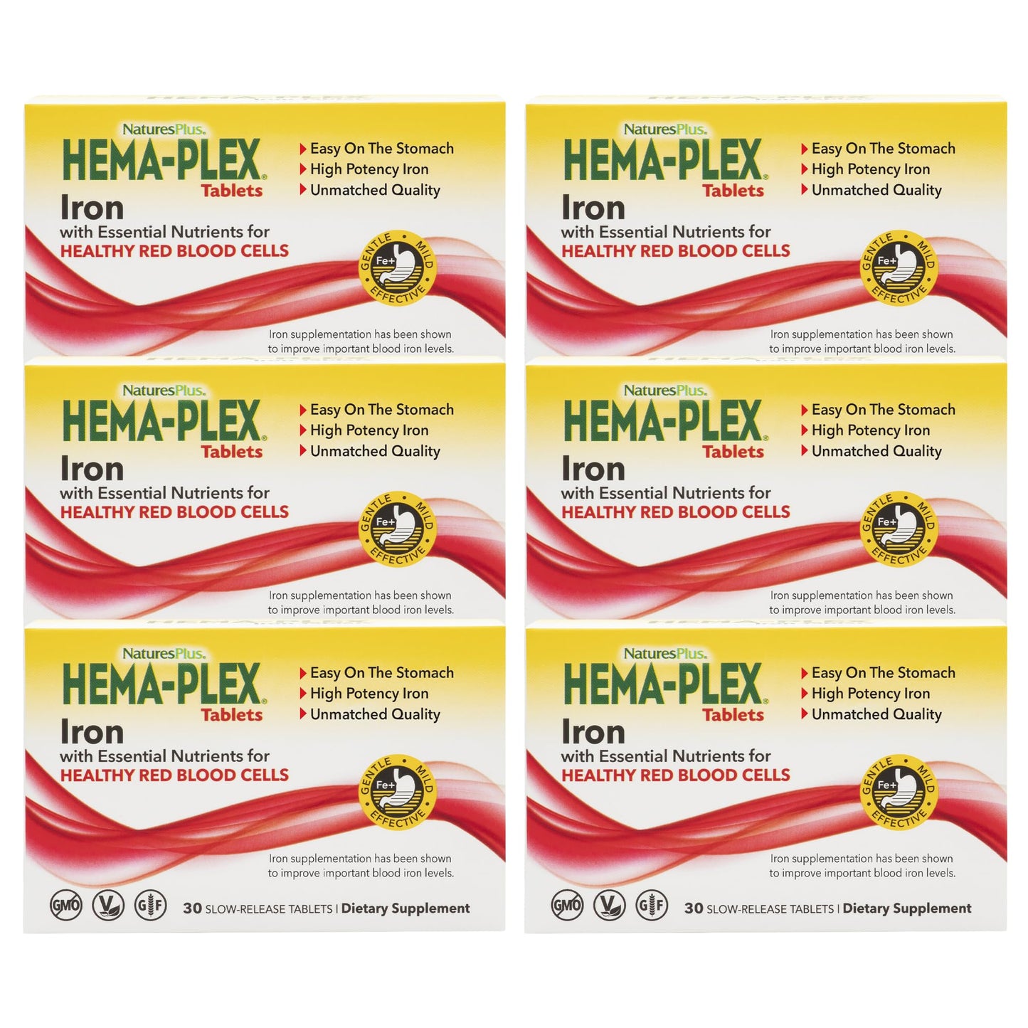NaturesPlus Hema-Plex Iron 180 Tablets