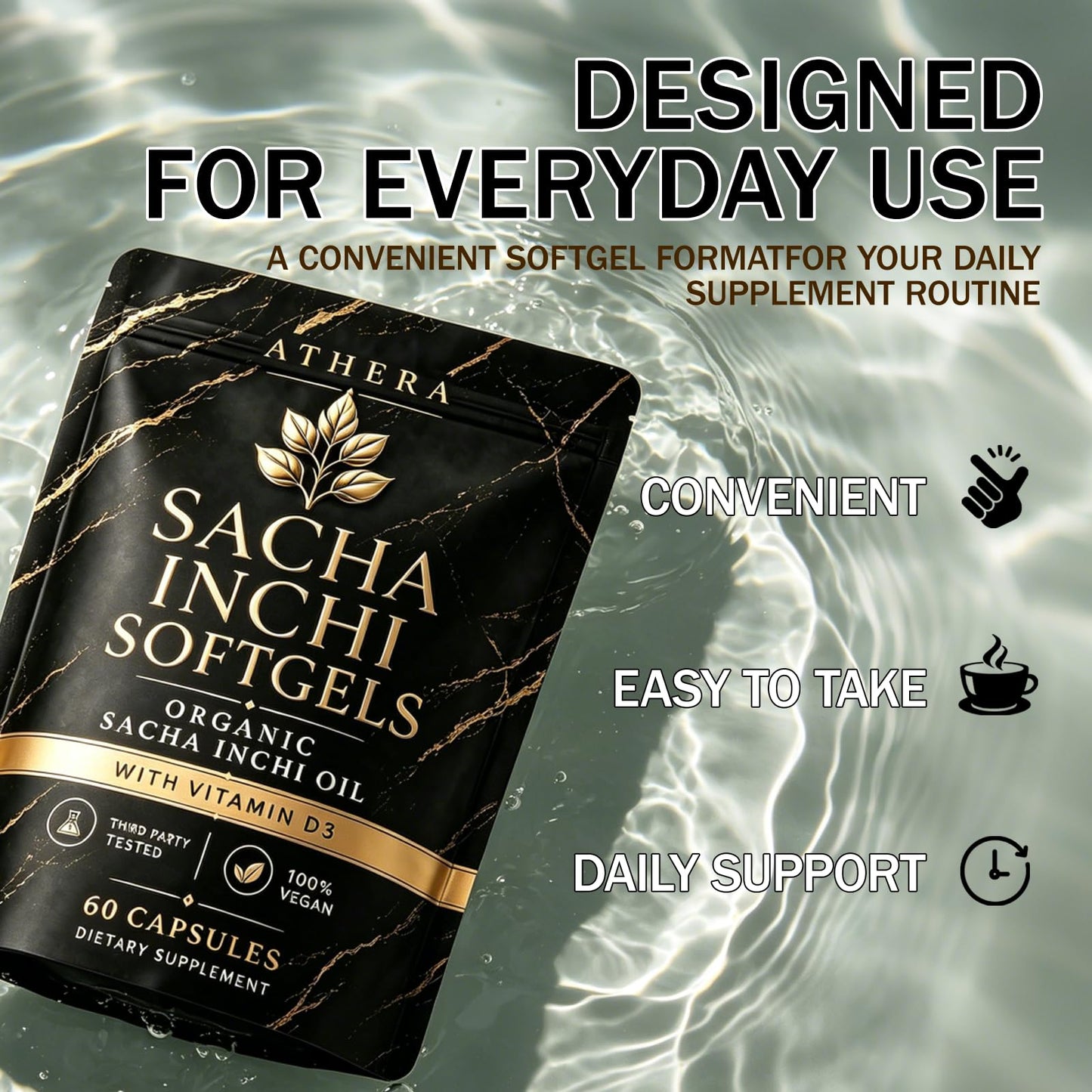LINSETING Athera Sacha Inchi Oil Softgels 60 Capsules