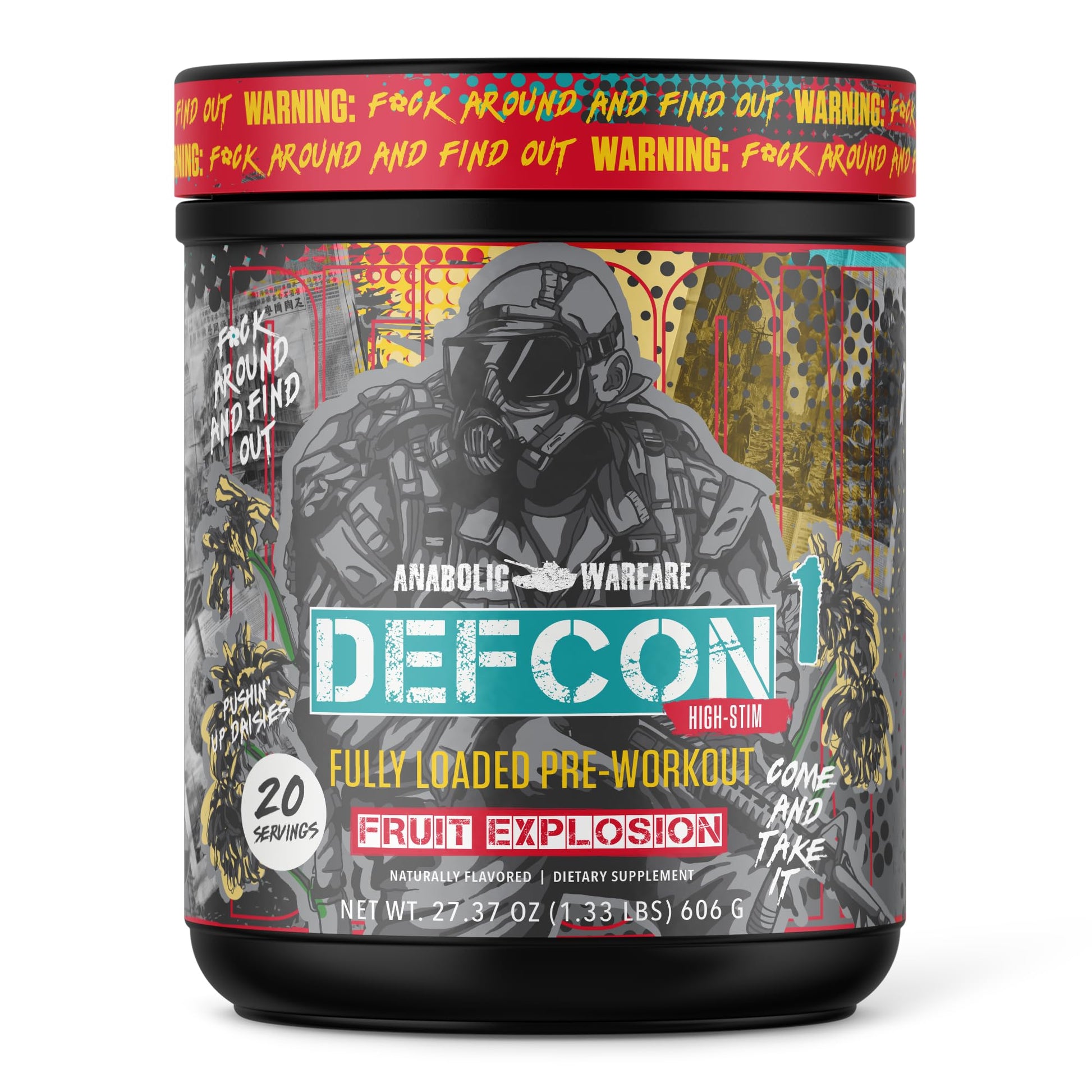 Anabolic Warfare Defcon1 High Stim, High-Intensity Pre-Workout Powder 16