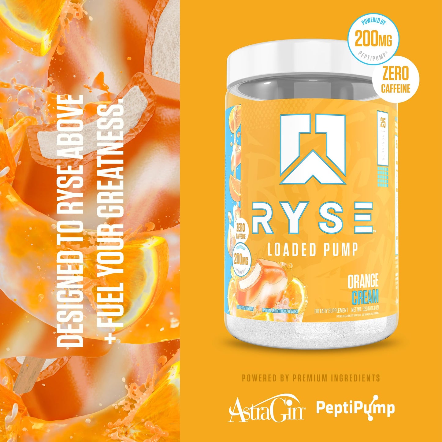 RYSE Up Supplements Ryse Loaded Pump Pre Workout Powder 11.3 Ounce
