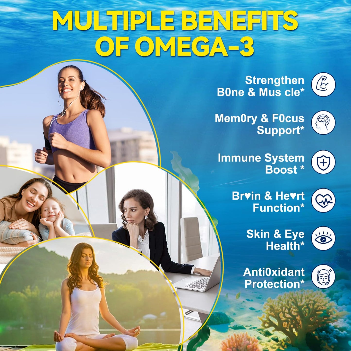 Fajeckma Women's Omega-3 Gummies 120 Count