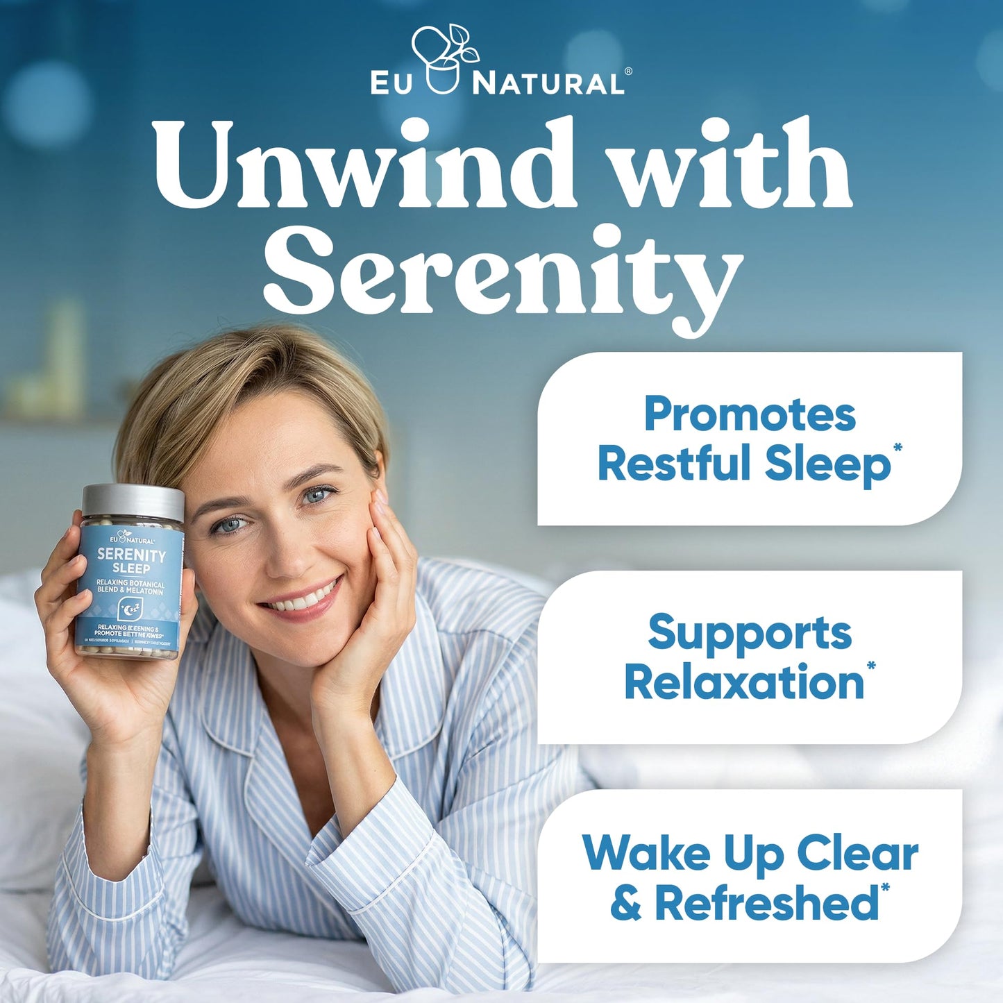Eu Natural Serenity Sleep Natural Sleep Aid Capsules 60 Count