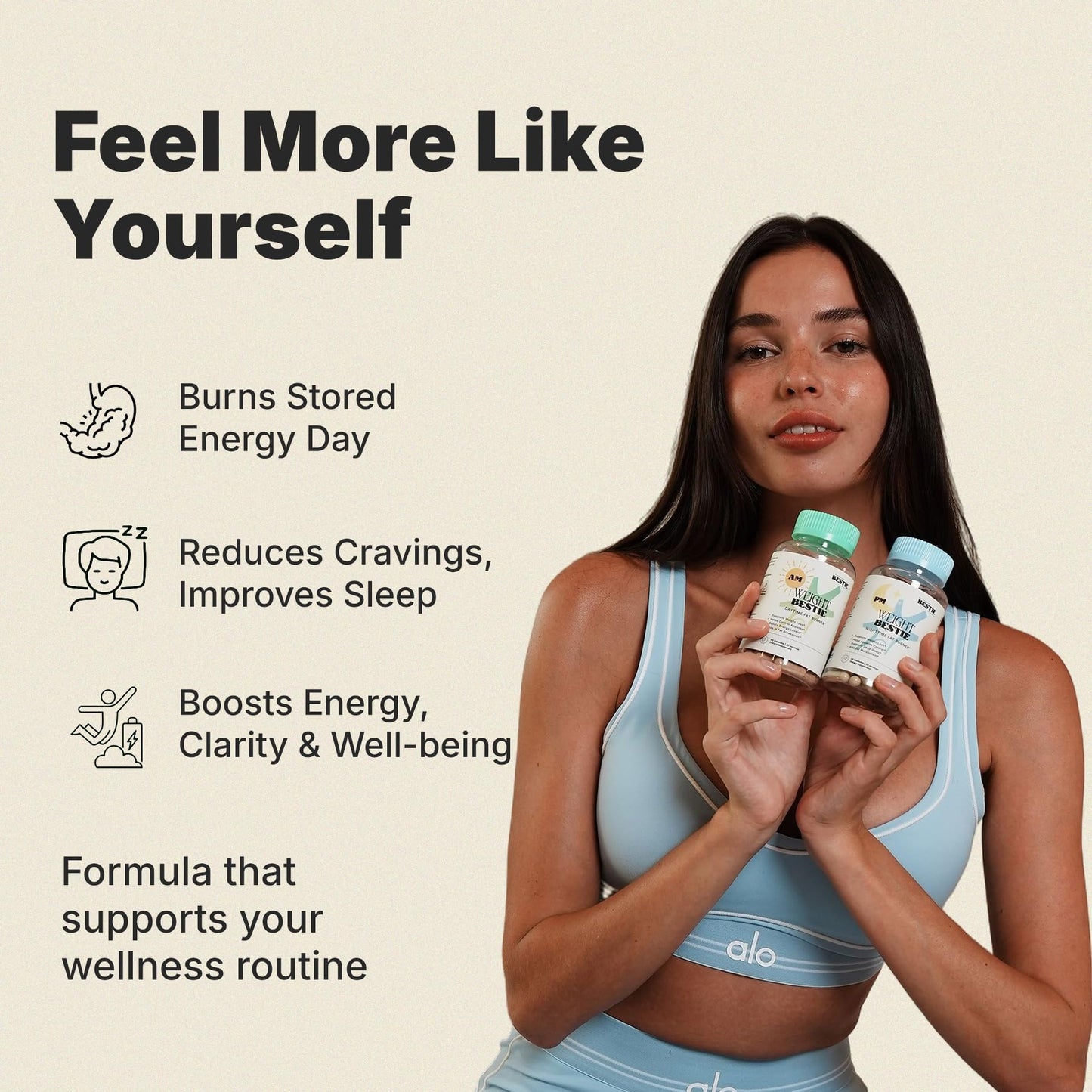 Biohacking Bestie Weight Bestie AM & PM Day & Night Supplement Duo Capsules 120